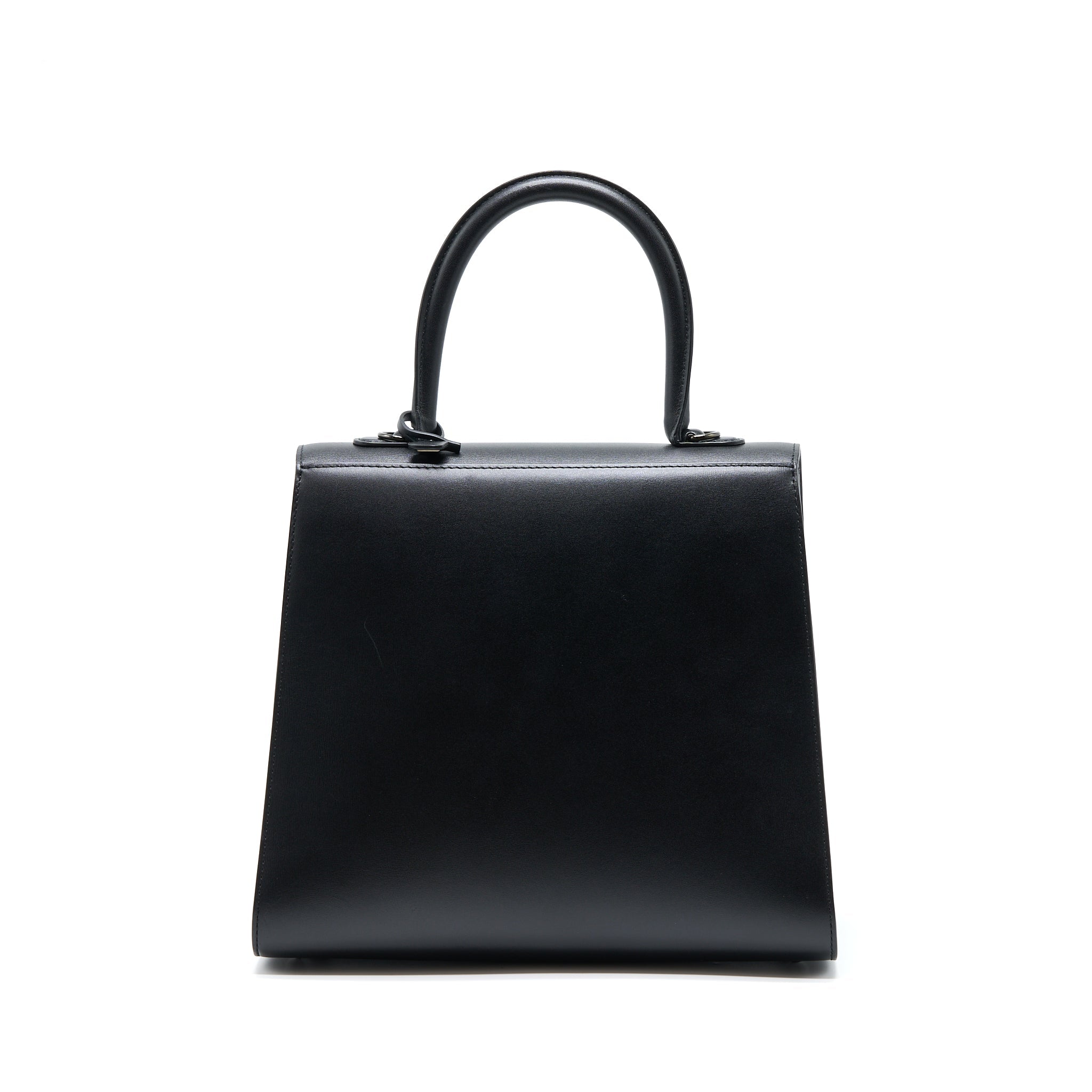 DELVAUX L’HUMOUR BRILLANT CECI N'EST PAS UN DELVAUX BAG BLACK