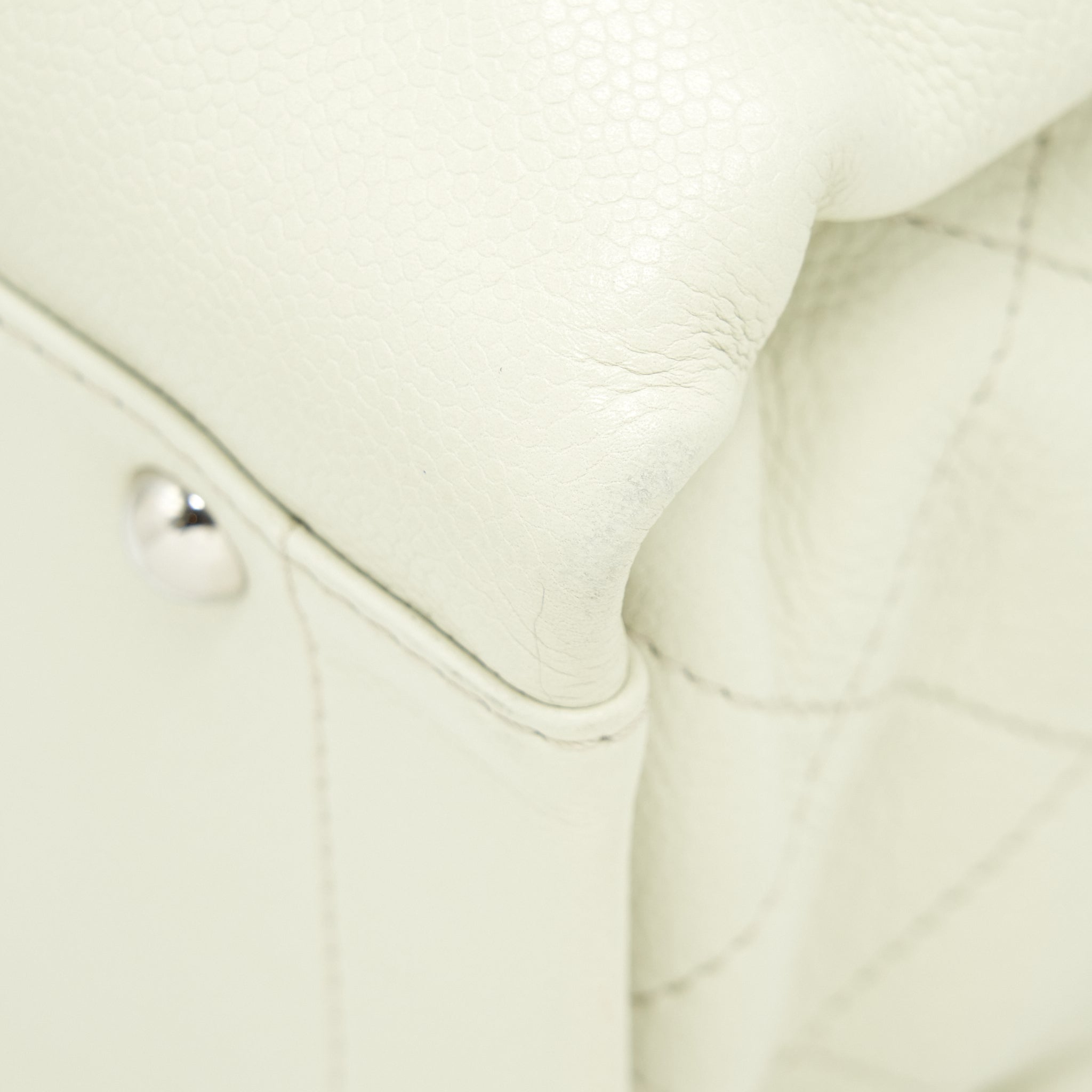 CHANEL LARGE SHOPPING TOTE BAG CAVIAR IVORY SHW