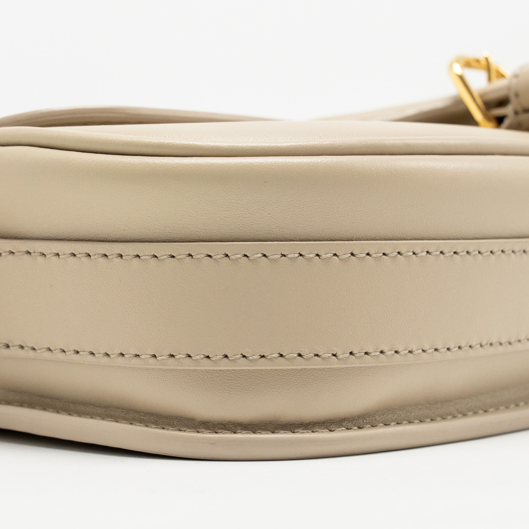 DIOR BOBBY EAST-WEST BAG CALFSKIN LIGHT BEIGE GHW