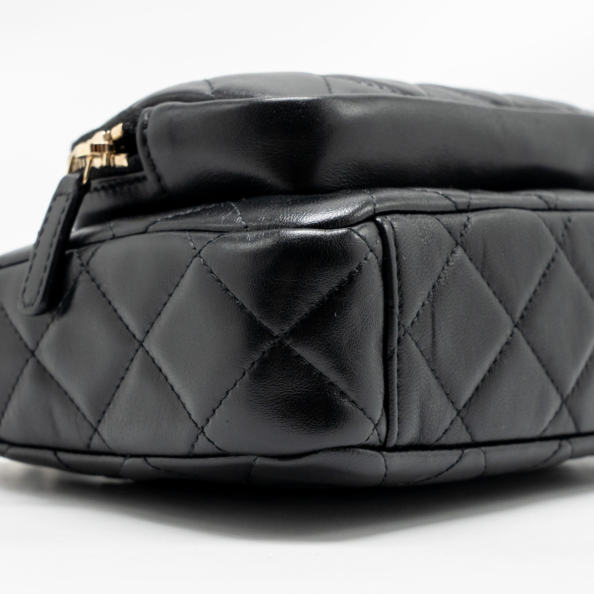 CHANEL 25C CAMERA BAG LAMBSKIN BLACK LGHW (MICROCHIP)