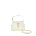 GUCCI JACKIE 1961 MINI HOBO BAG WHITE GHW