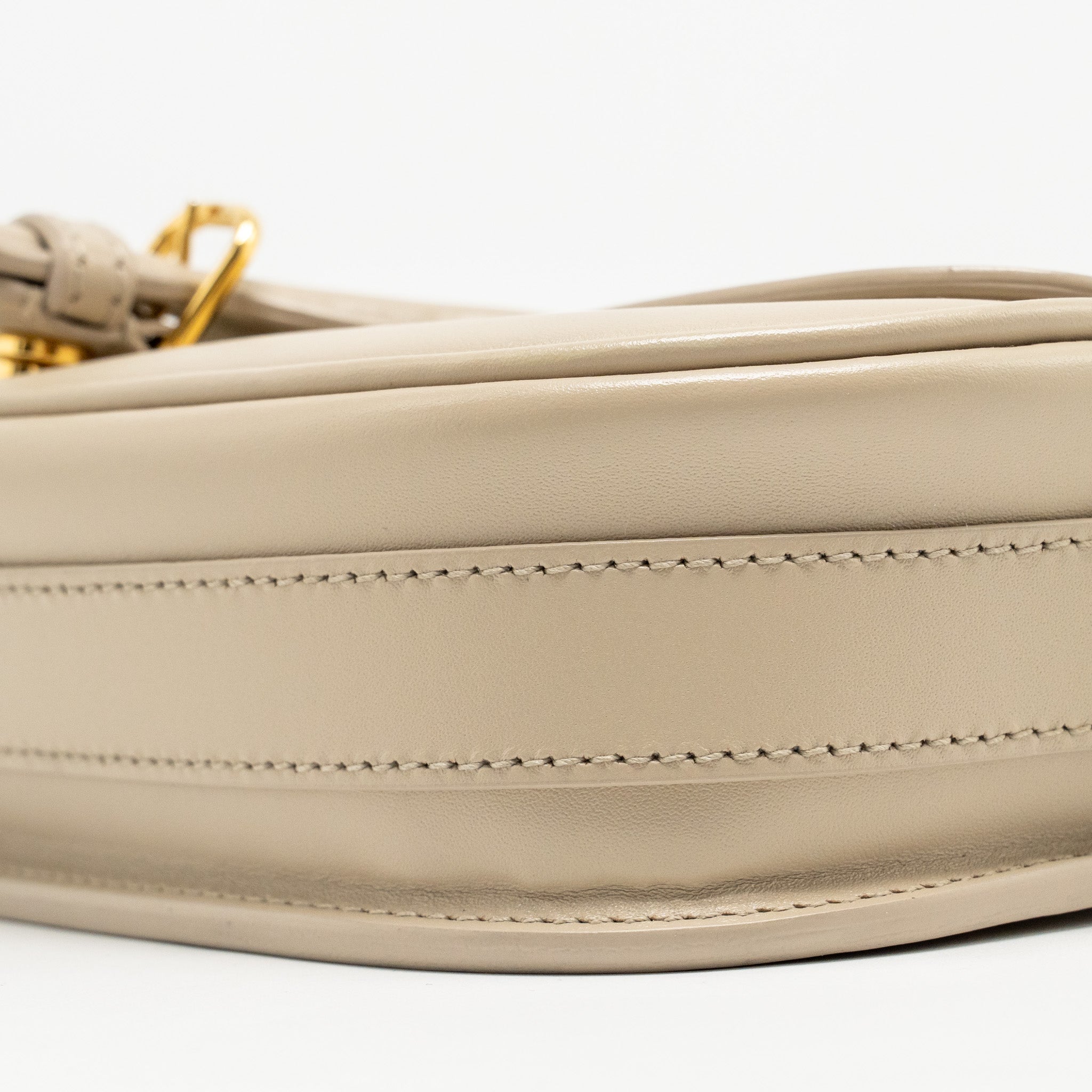 DIOR BOBBY EAST-WEST BAG CALFSKIN LIGHT BEIGE GHW