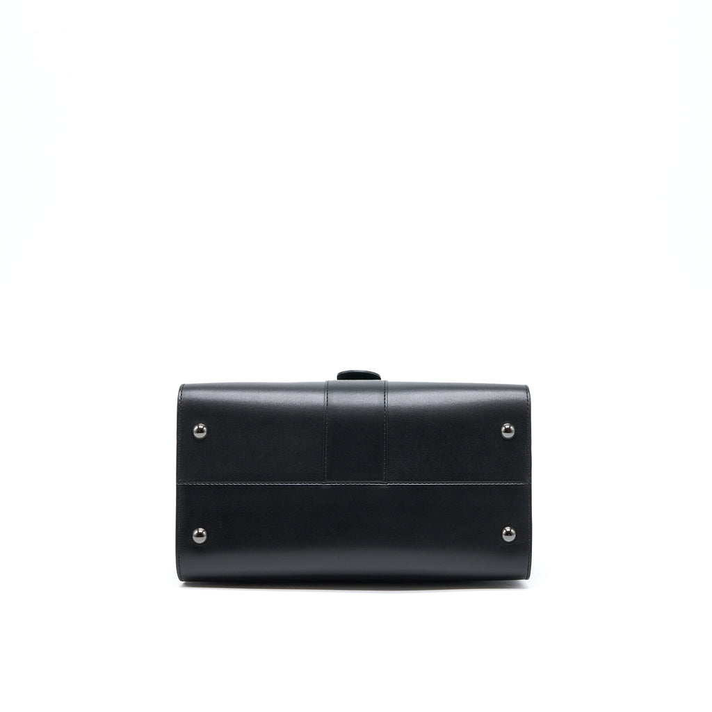 DELVAUX L’HUMOUR BRILLANT CECI N'EST PAS UN DELVAUX BAG BLACK