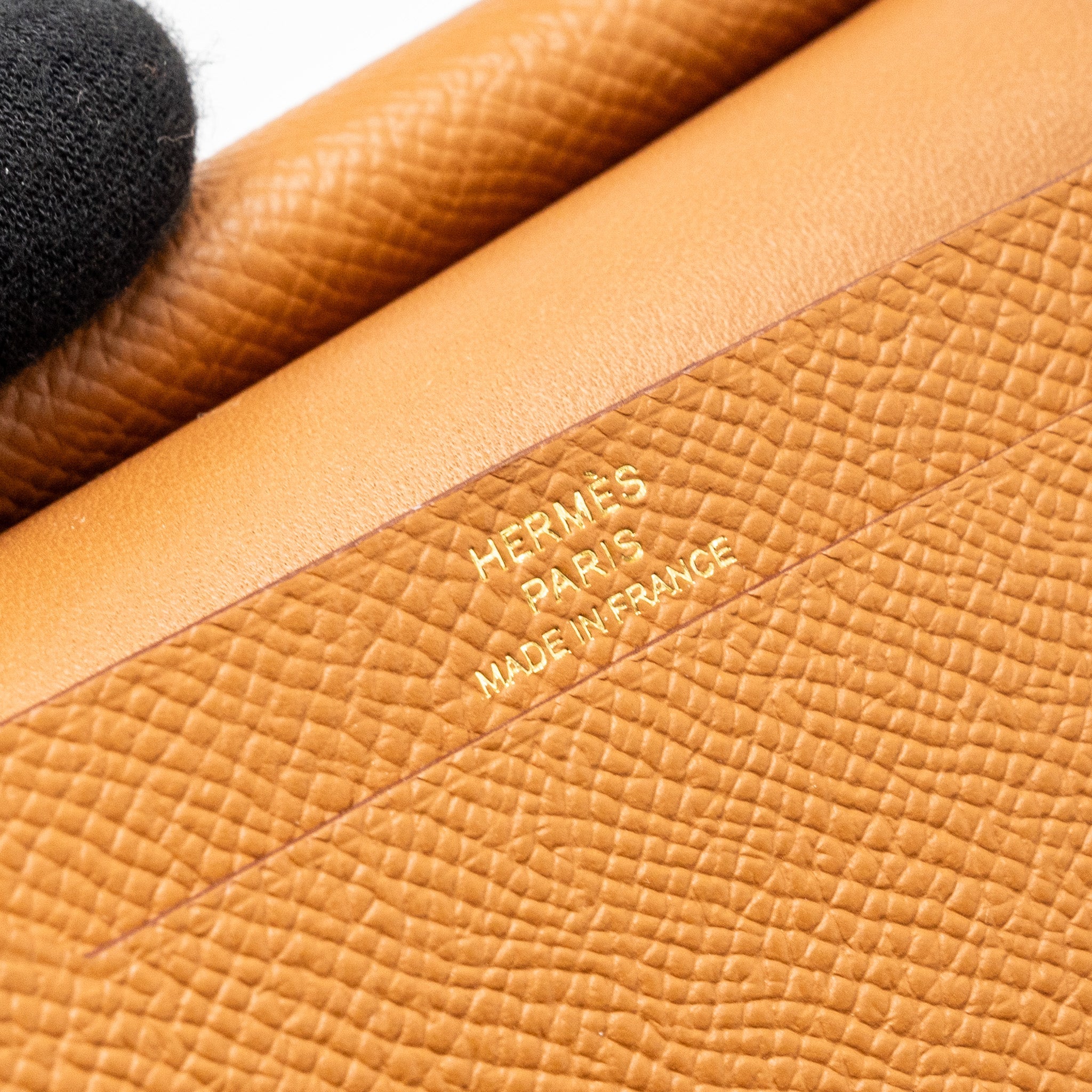 HERMES BEARN MINI WALLET EPSOM GOLD GHW