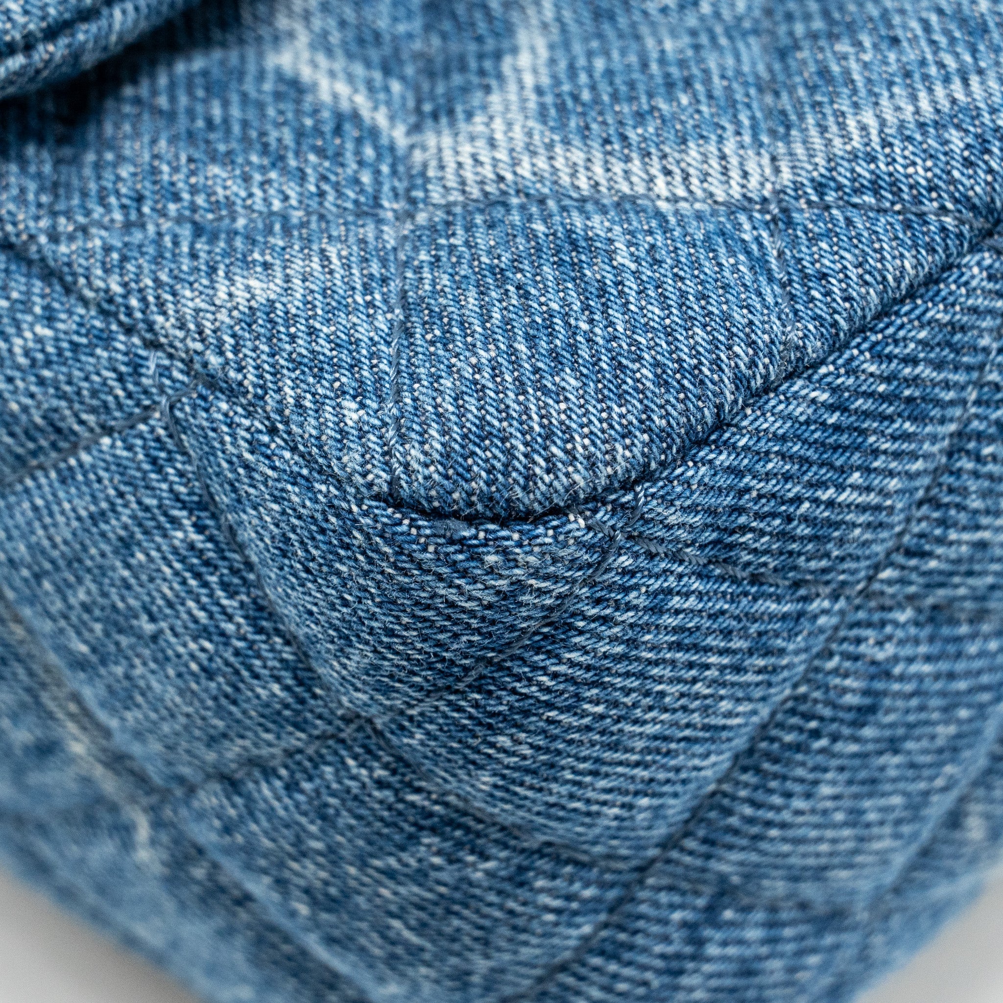 CHANEL MINI SQUARE FLAP BAG DENIM BLUE SHW