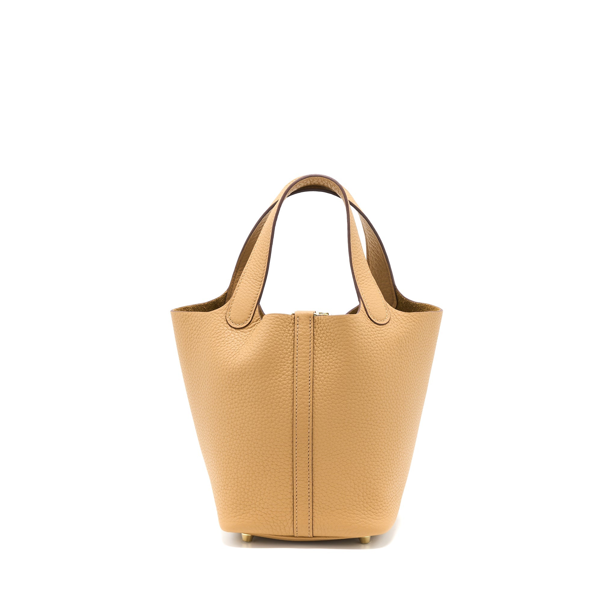 HERMES PICOTIN 18 LOCK BAG CLEMENCE 4B BISCUIT GHW