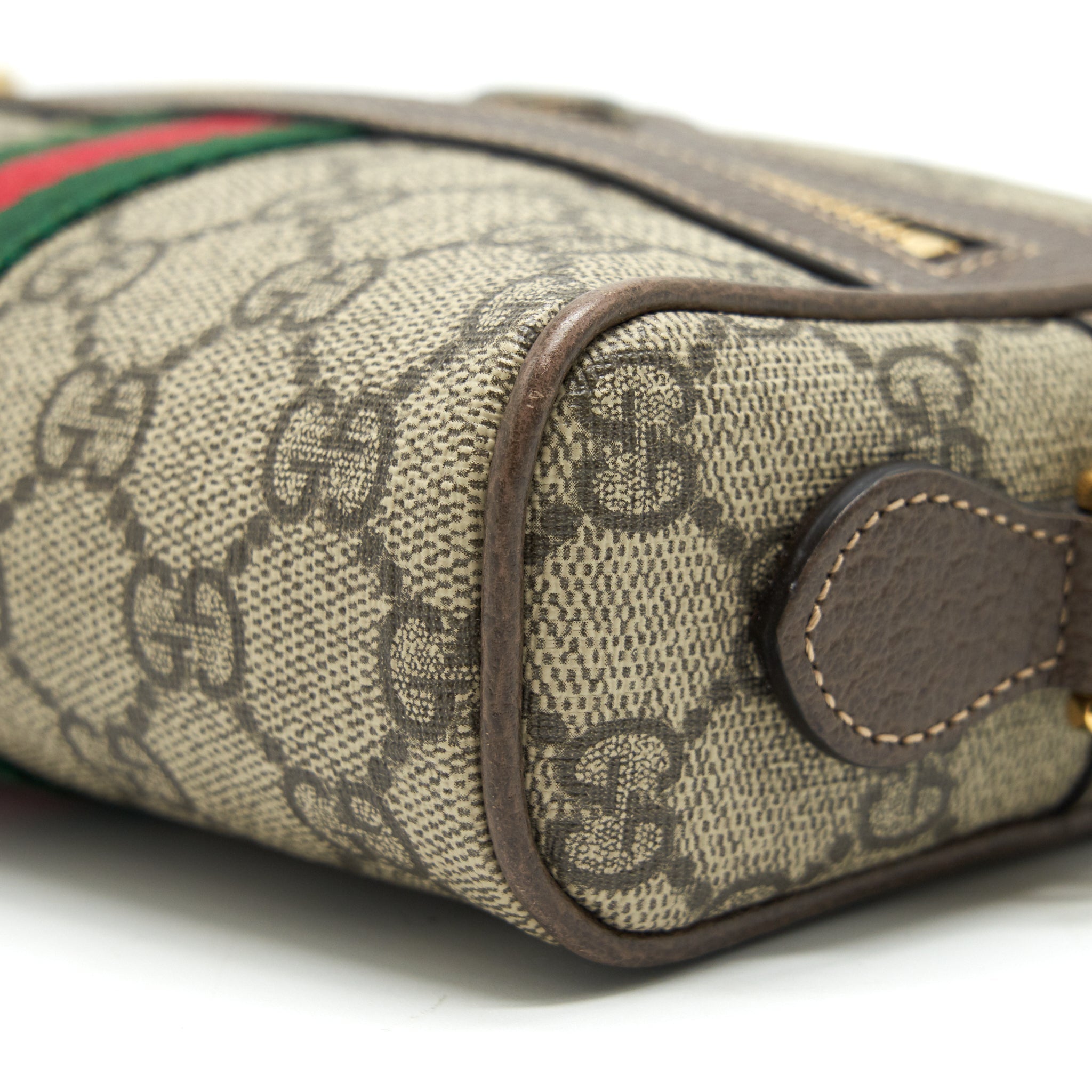 GUCCI OPHIDIA GG SUPREME MINI SHOULDER BAG