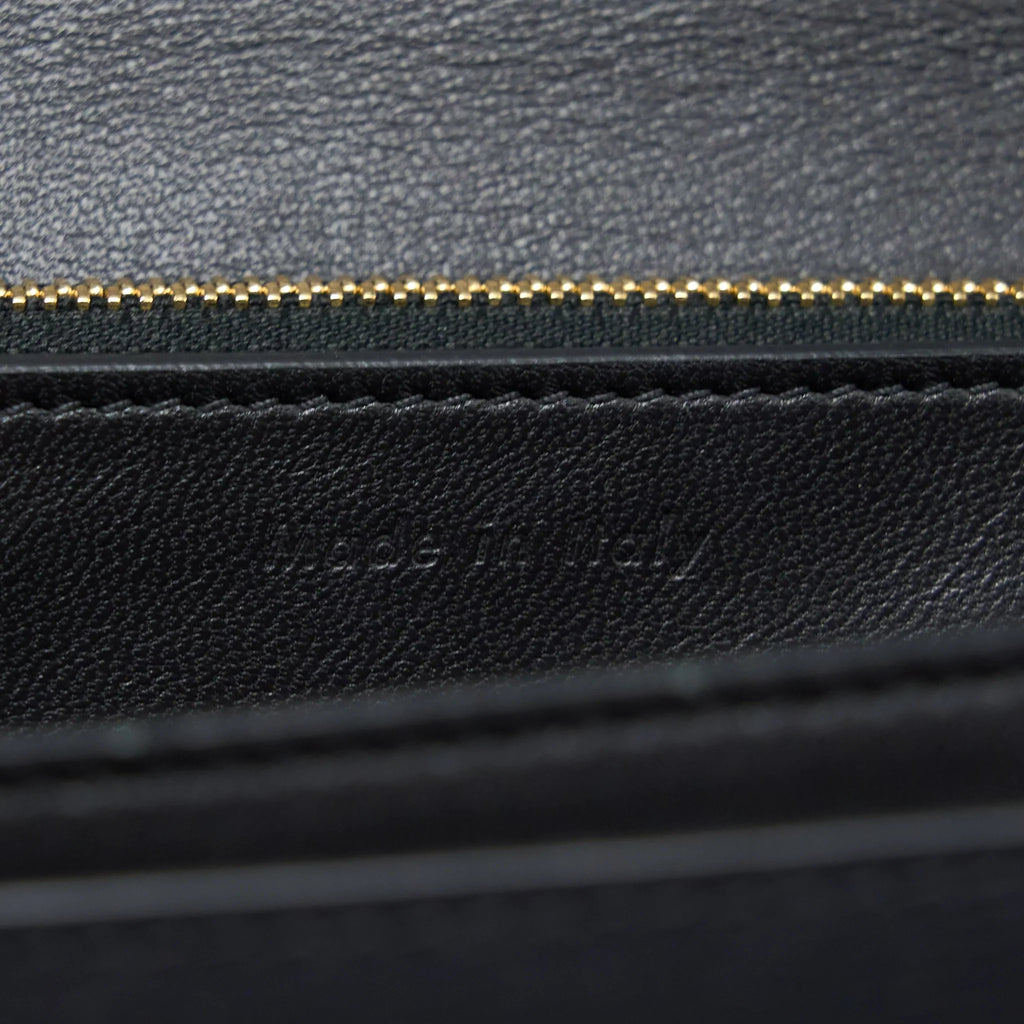 CELINE MEDIUM CLASSIC BOX CALFSKIN LIEGE ANTHRACITE GHW
