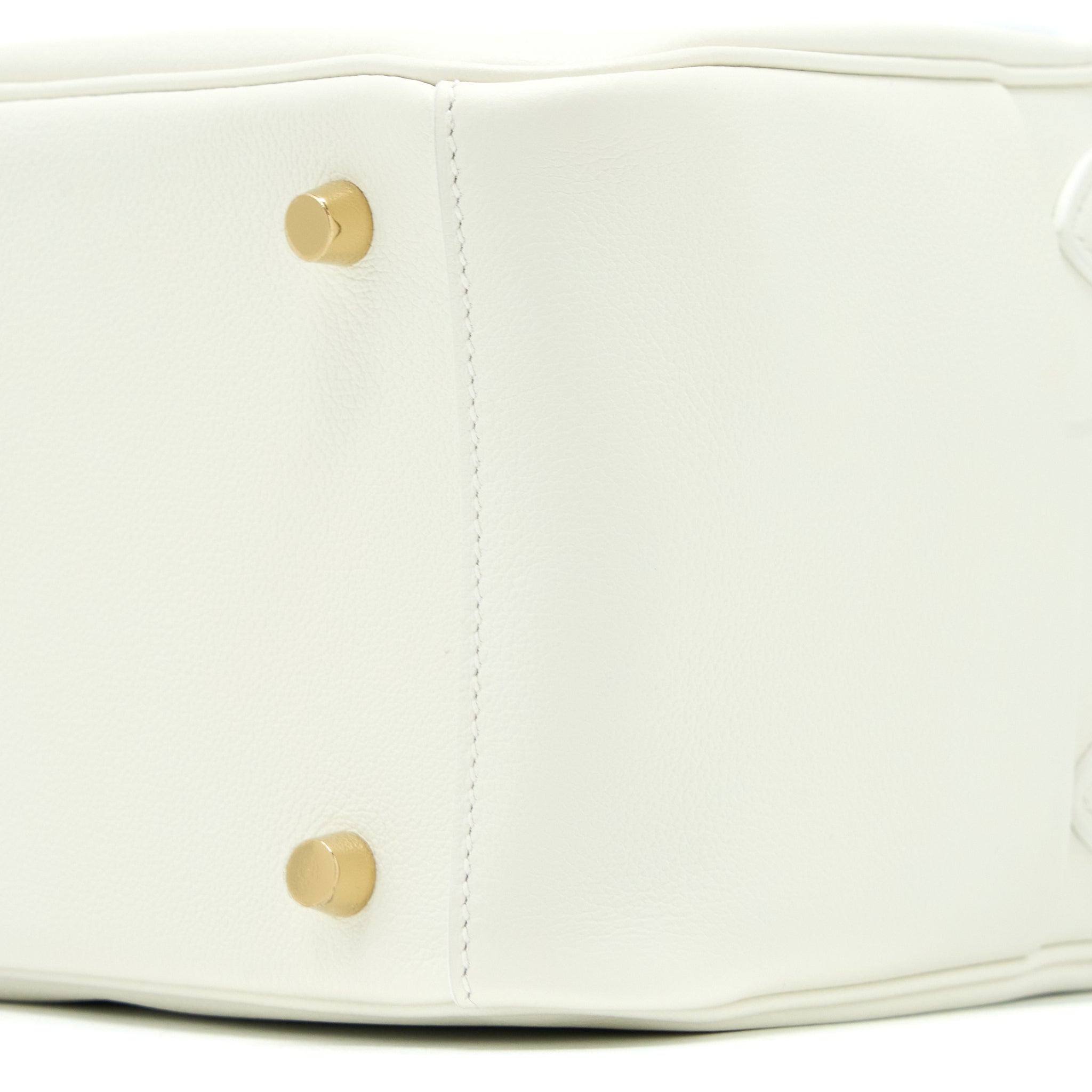 HERMES LINDY 26 EVERCOLOR BLANC GHW