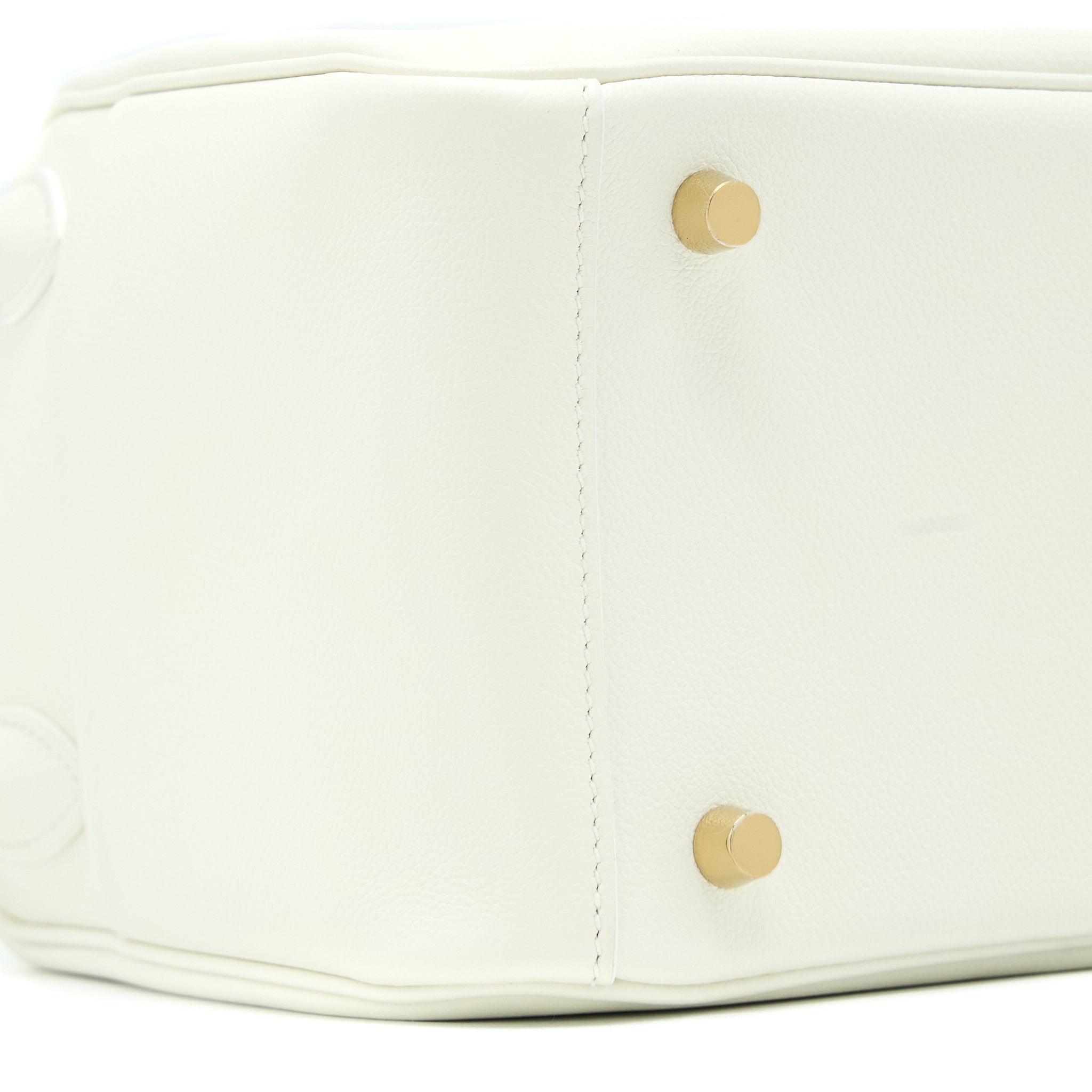 HERMES LINDY 26 EVERCOLOR BLANC GHW