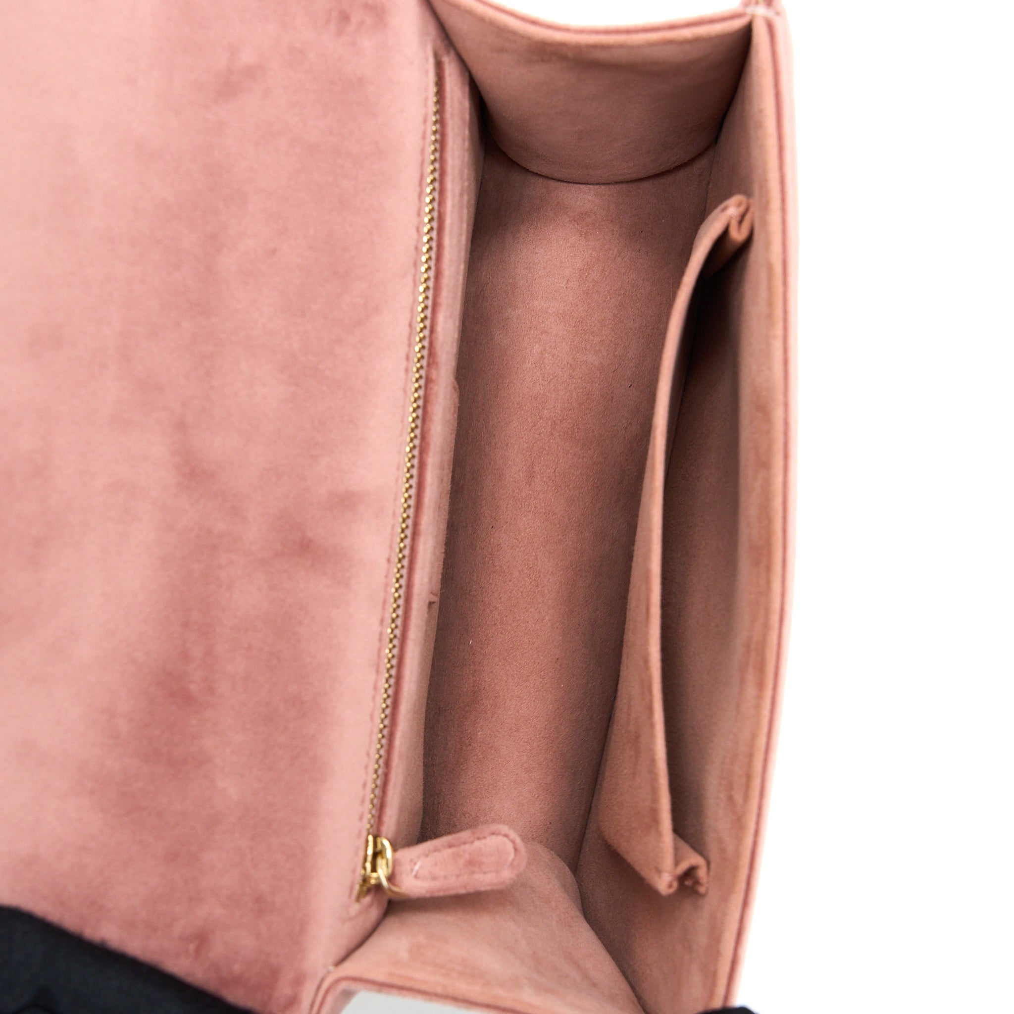 DIOR SMALL DIORAMA VELVET DARK PINK LGHW