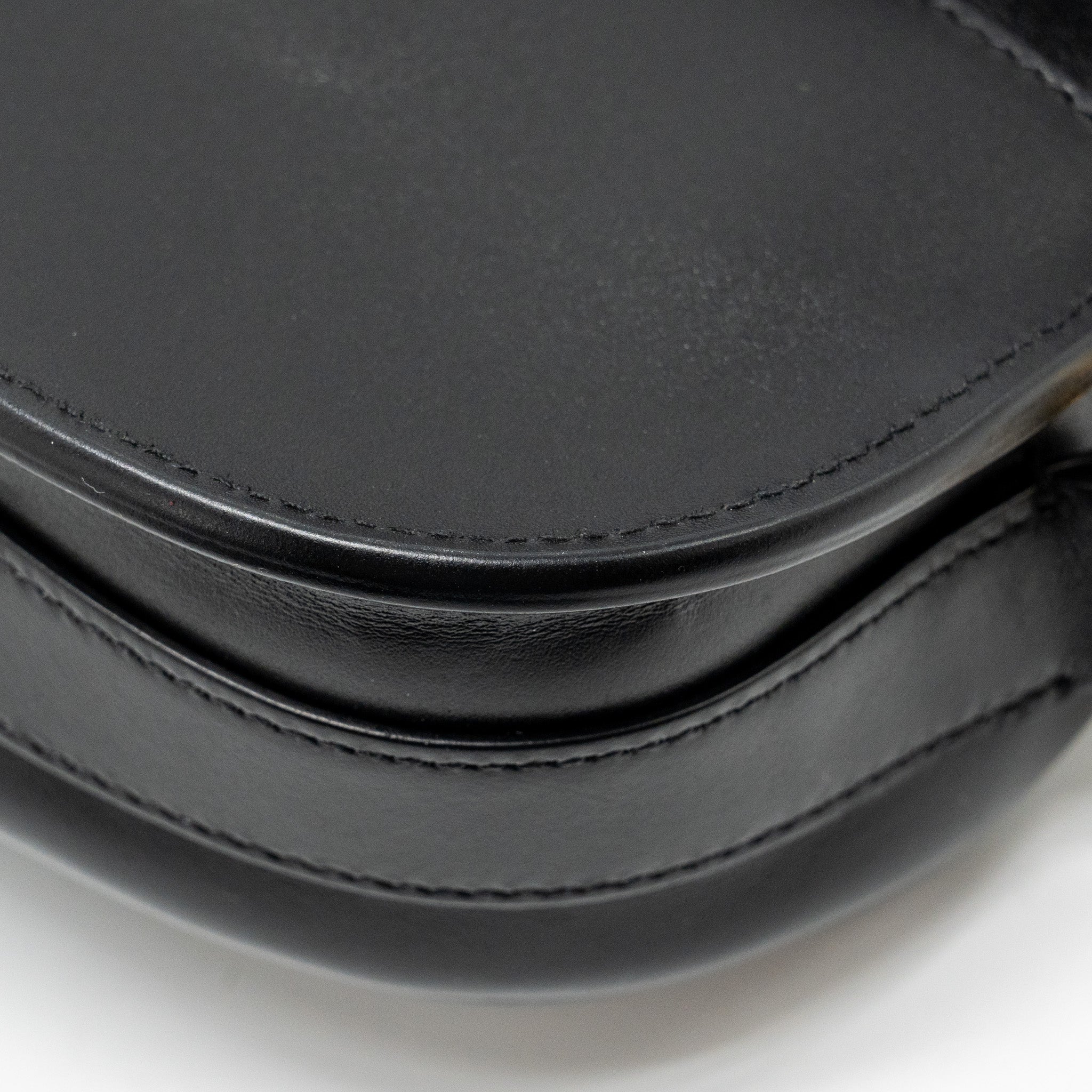 DIOR BOBBY EAST-WEST BAG BOX CALFSKIN BLACK GHW