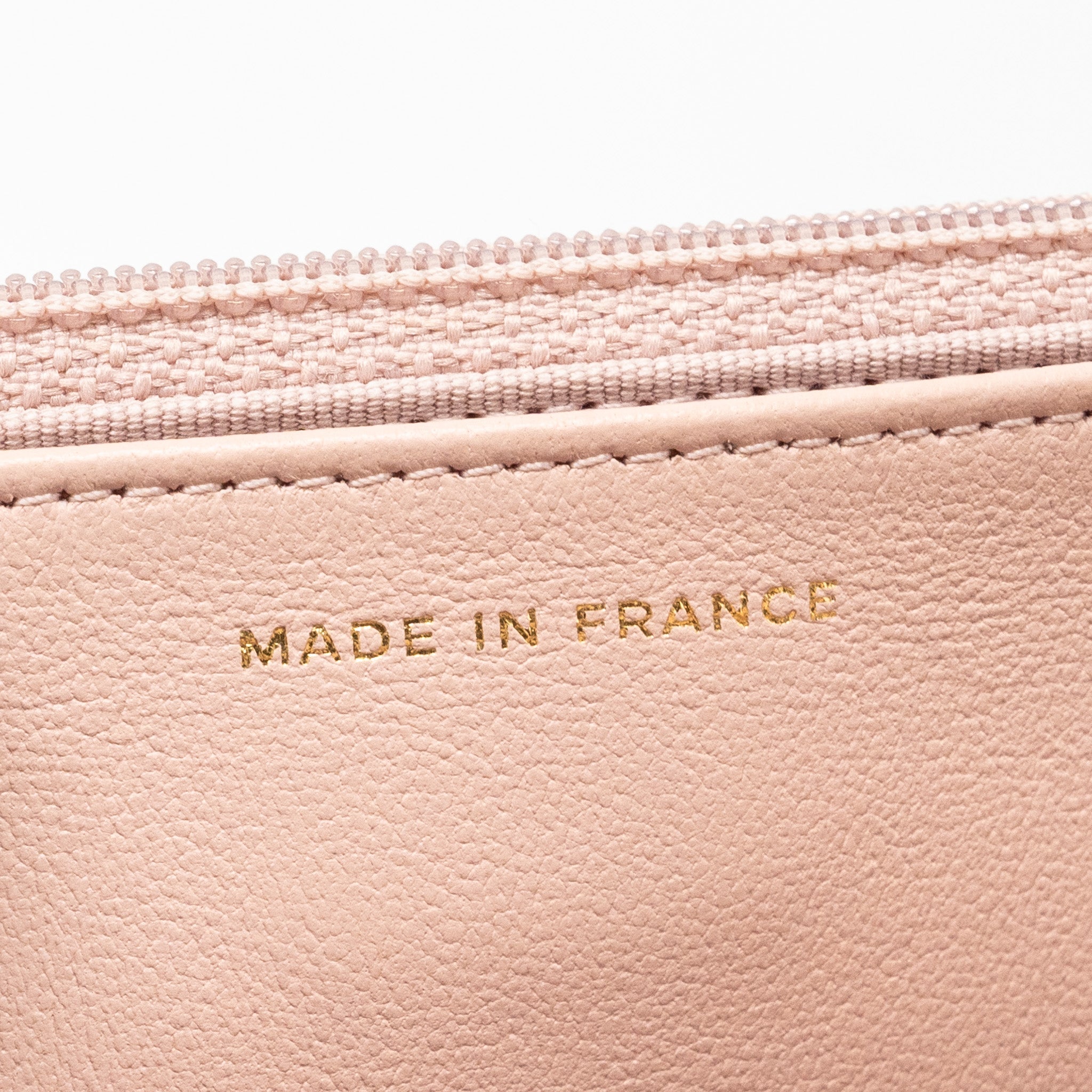 CHANEL TRENDY CC QUILTED WALLET ON CHAIN LAMBSKIN LIGHT PINK LGHW (MICROCHIP)