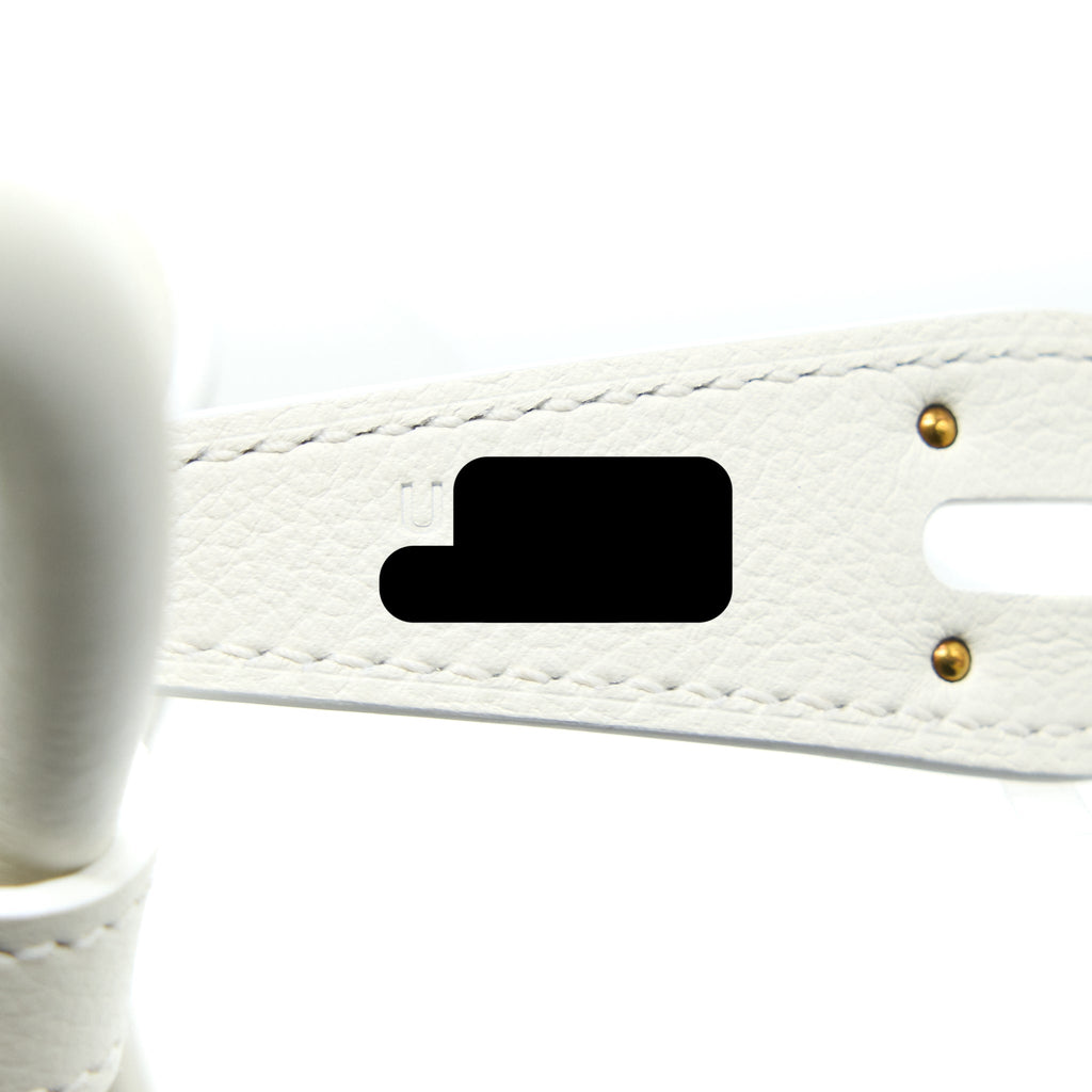 HERMES LINDY 26 EVERCOLOR BLANC GHW