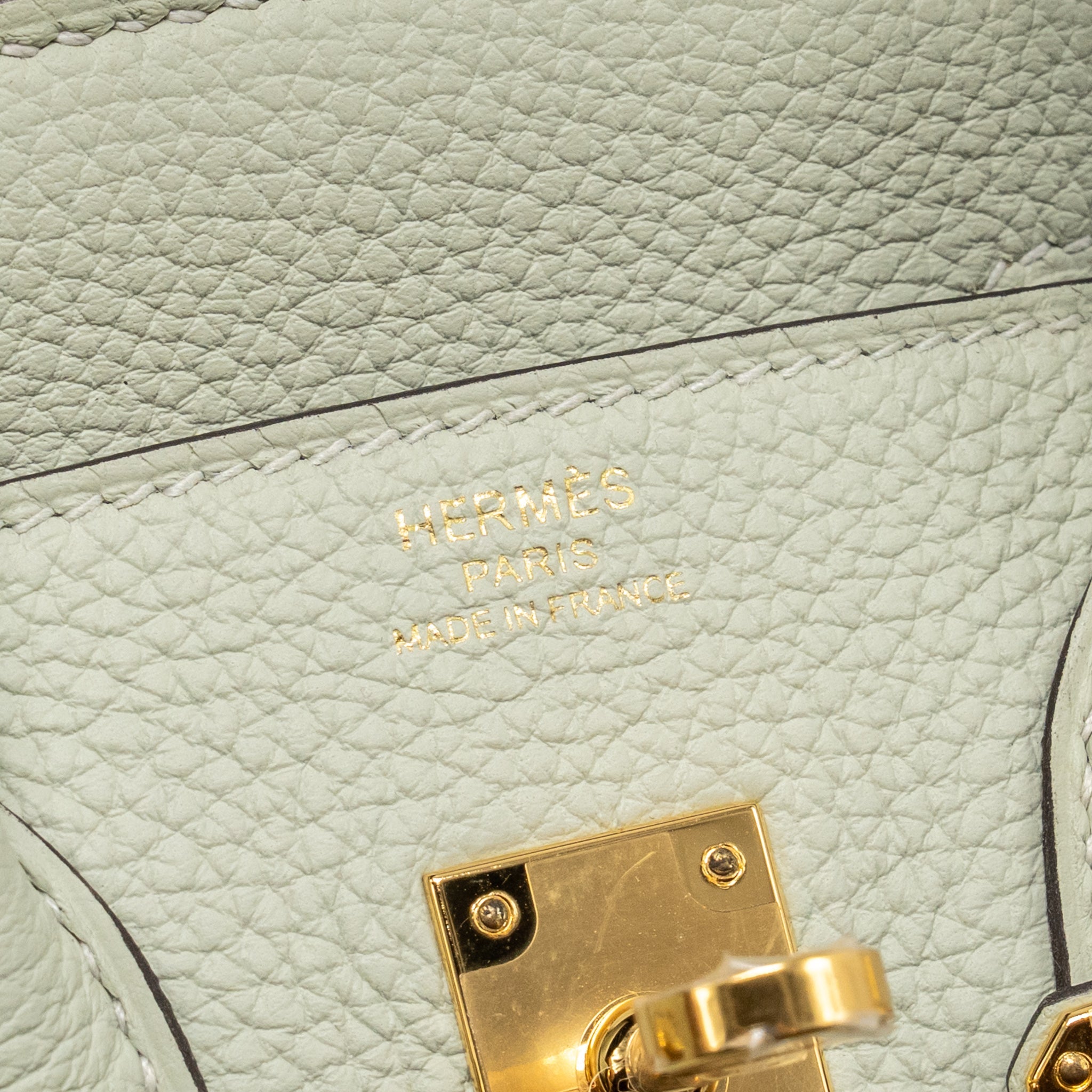 HERMES BIRKIN 25 TOGO GRIS NEVE GHW