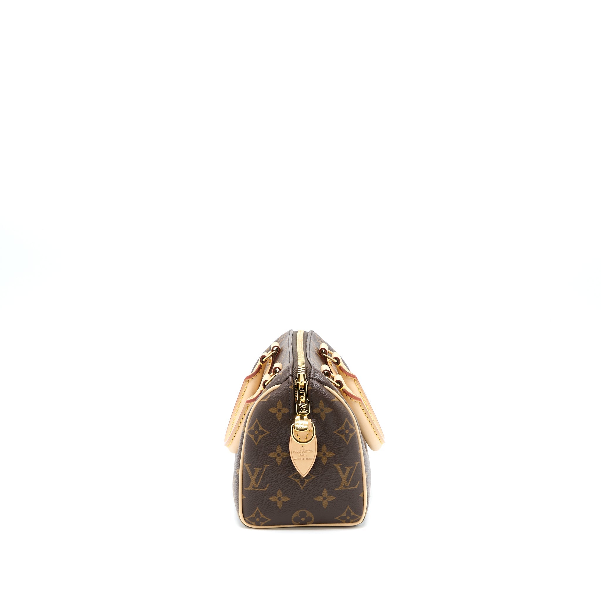 LOUIS VUITTON SPEEDY BANDOULIERE 20 MONOGRAM CANVAS BLACK STRAP GHW (NEW VERSION)