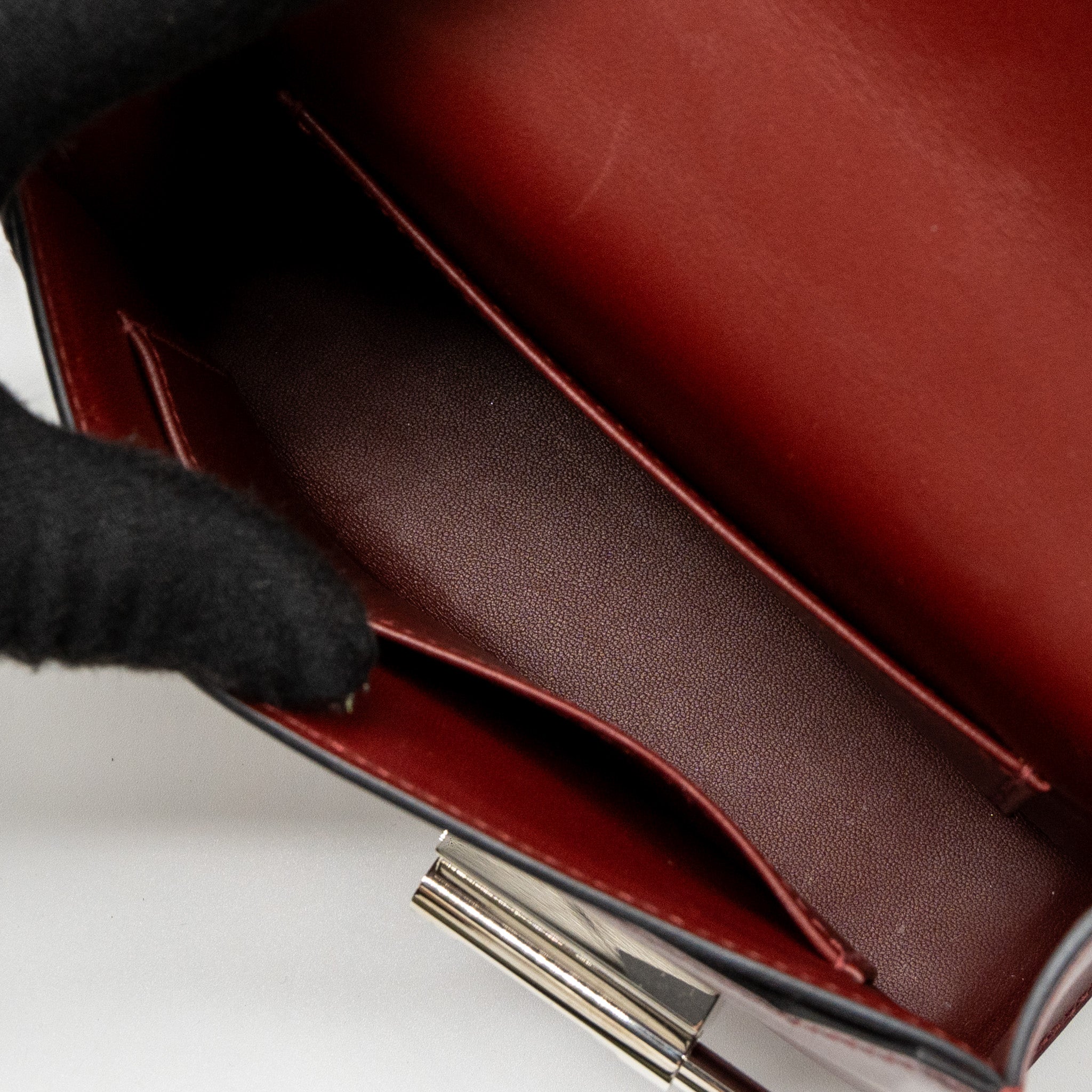 HERMES MINI VERROU BAG TADELAKT ROUGE H SHW