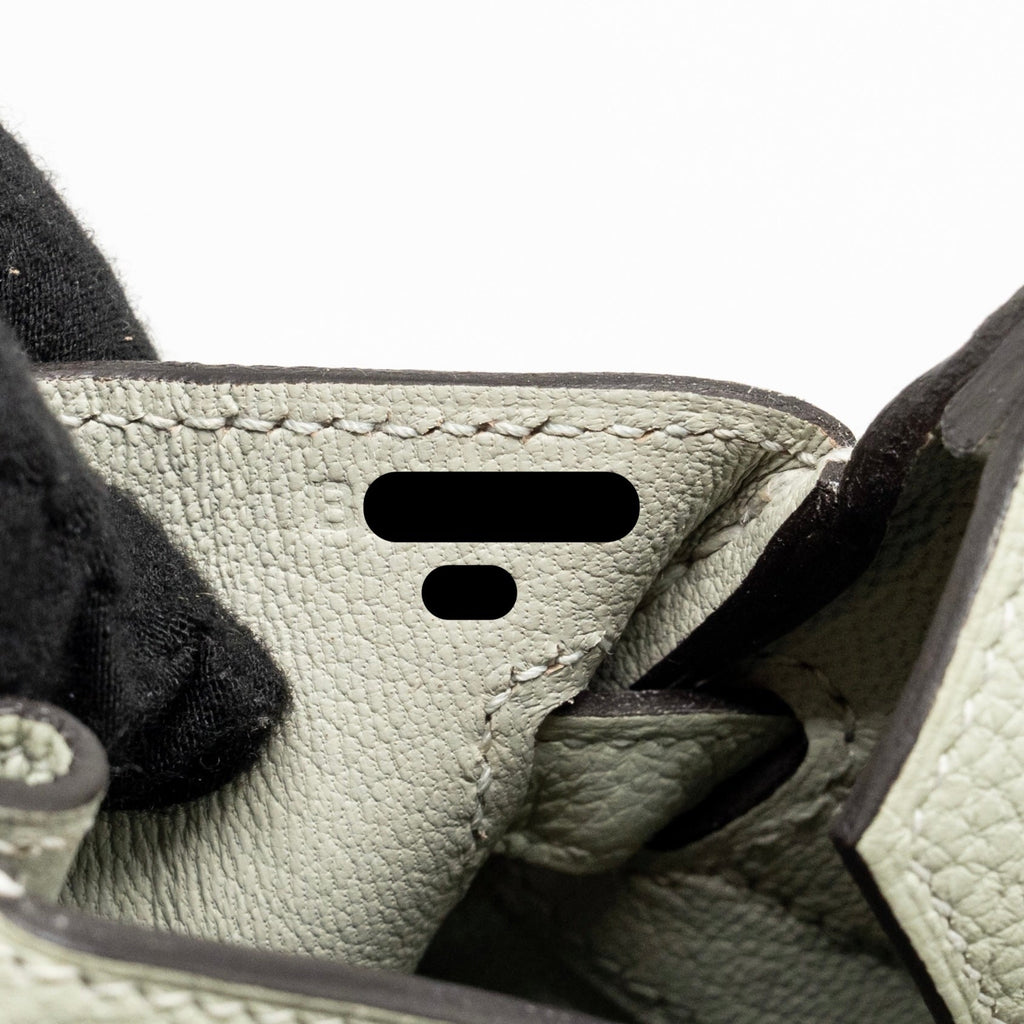 HERMES BIRKIN 25 TOGO GRIS NEVE GHW