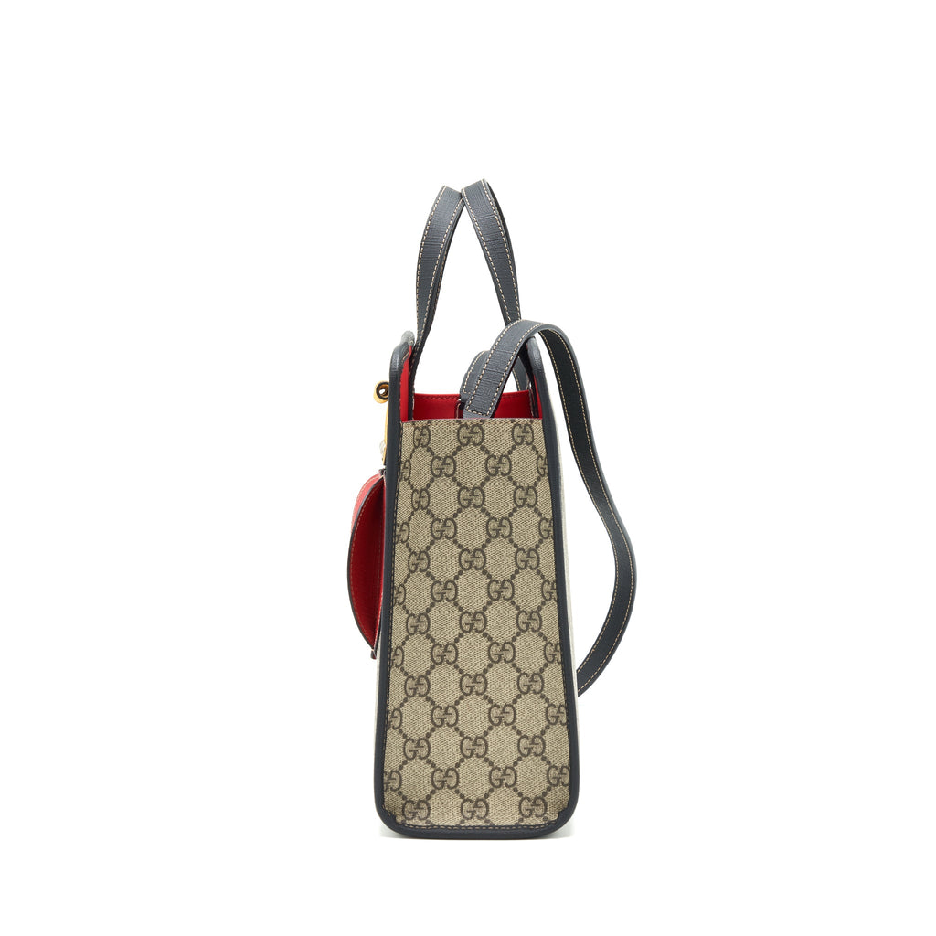 GUCCI KIDS TOTE BAG GG SUPREME CANVAS
