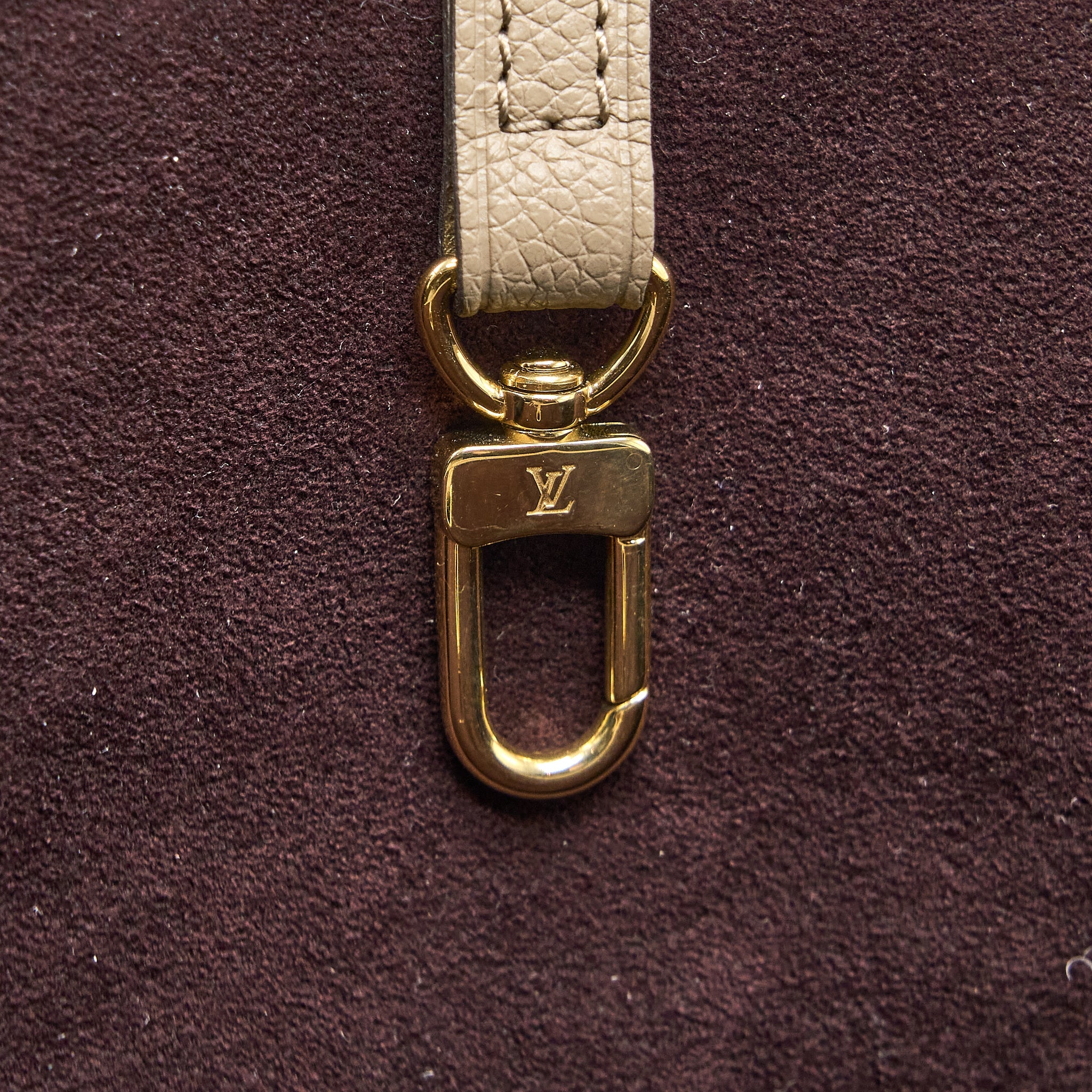 LOUIS VUITTON NEVERFULL MM MONOGRAM EMPREINTE TOURTERELLE GHW (NEW VERSION)
