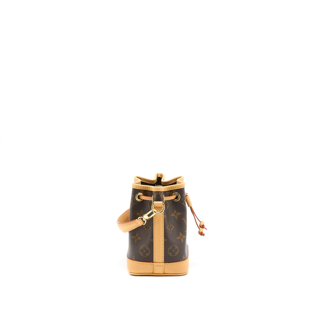 LOUIS VUITTON NANO NOE MONOGRAM CANVAS GHW