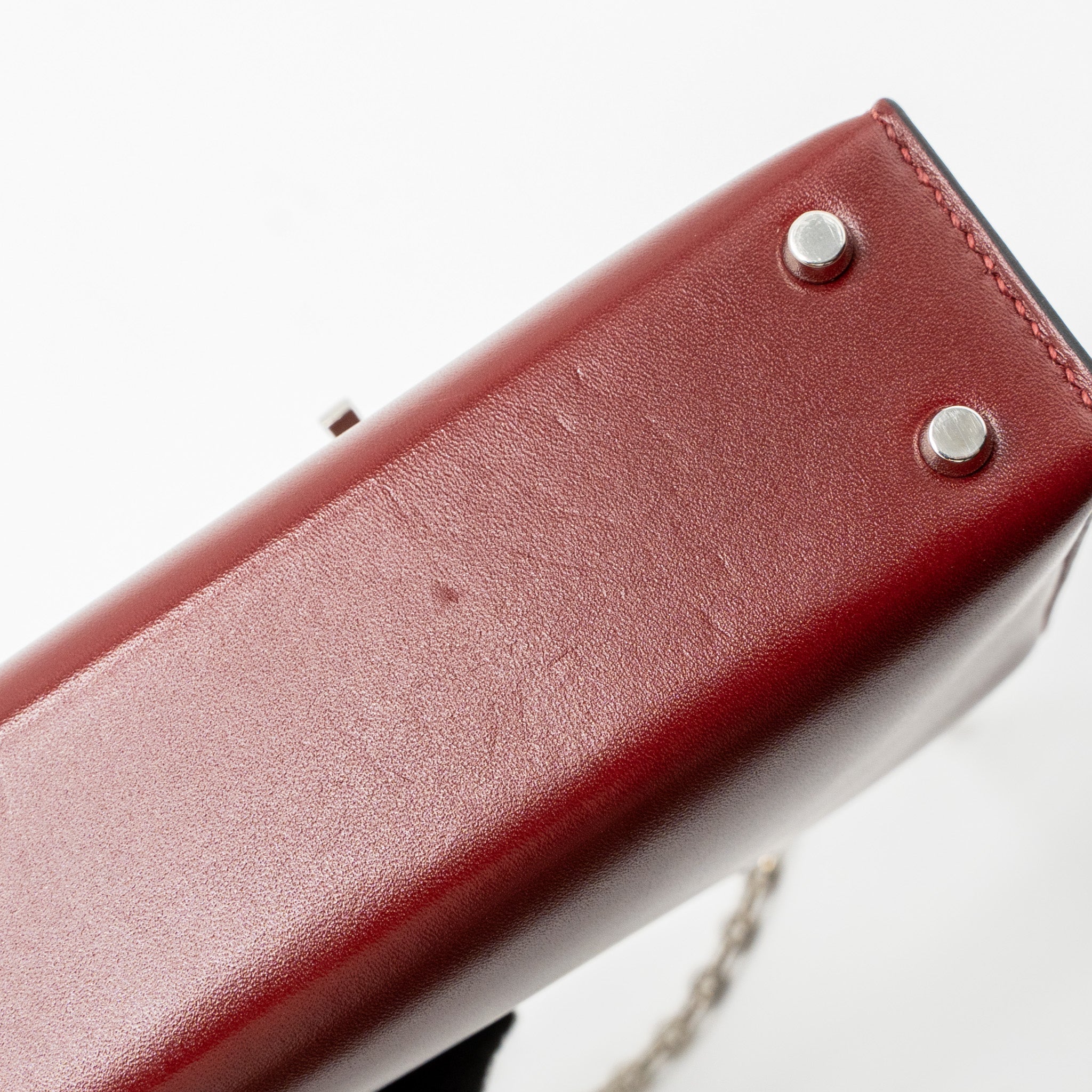 HERMES MINI VERROU BAG TADELAKT ROUGE H SHW