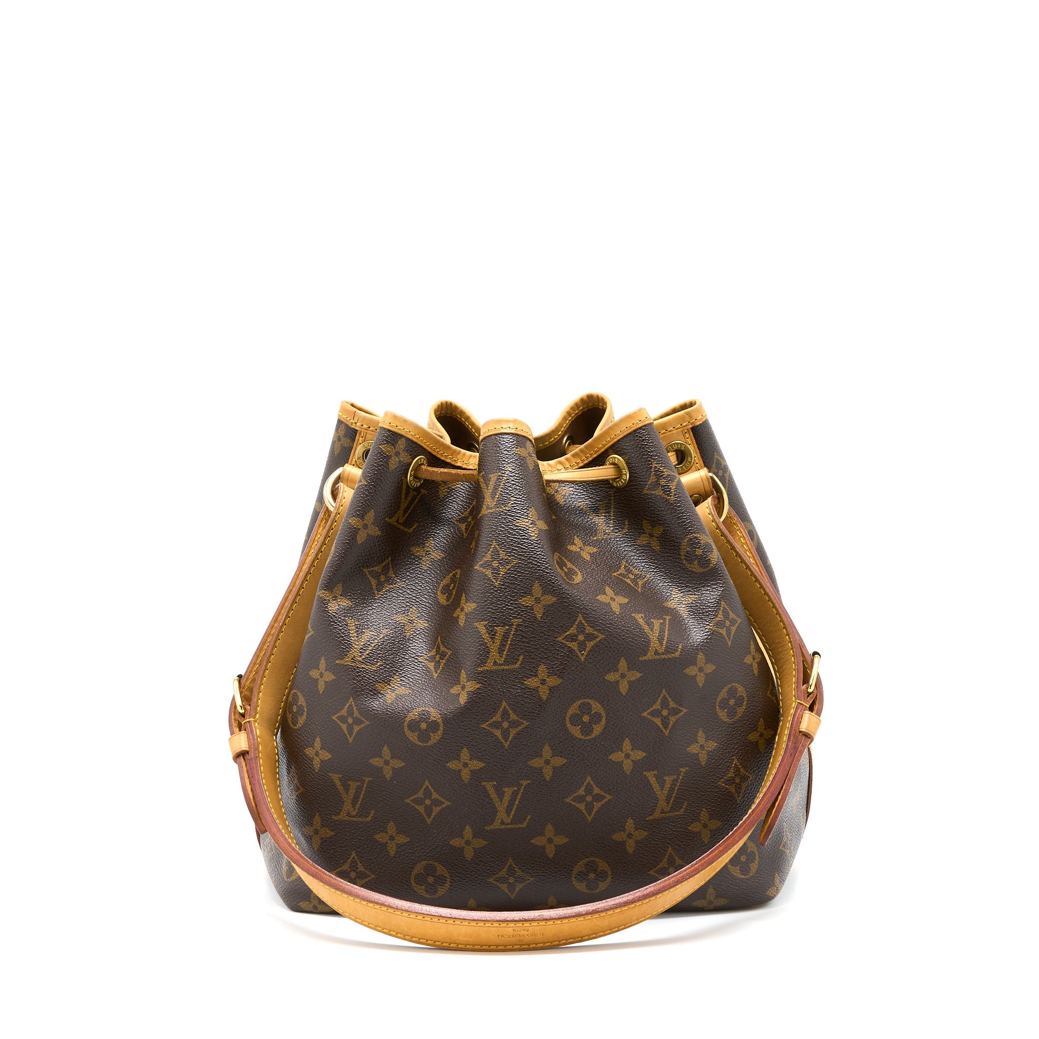 LOUIS VUITTON PETIT NOE MONOGRAM CANVAS GHW