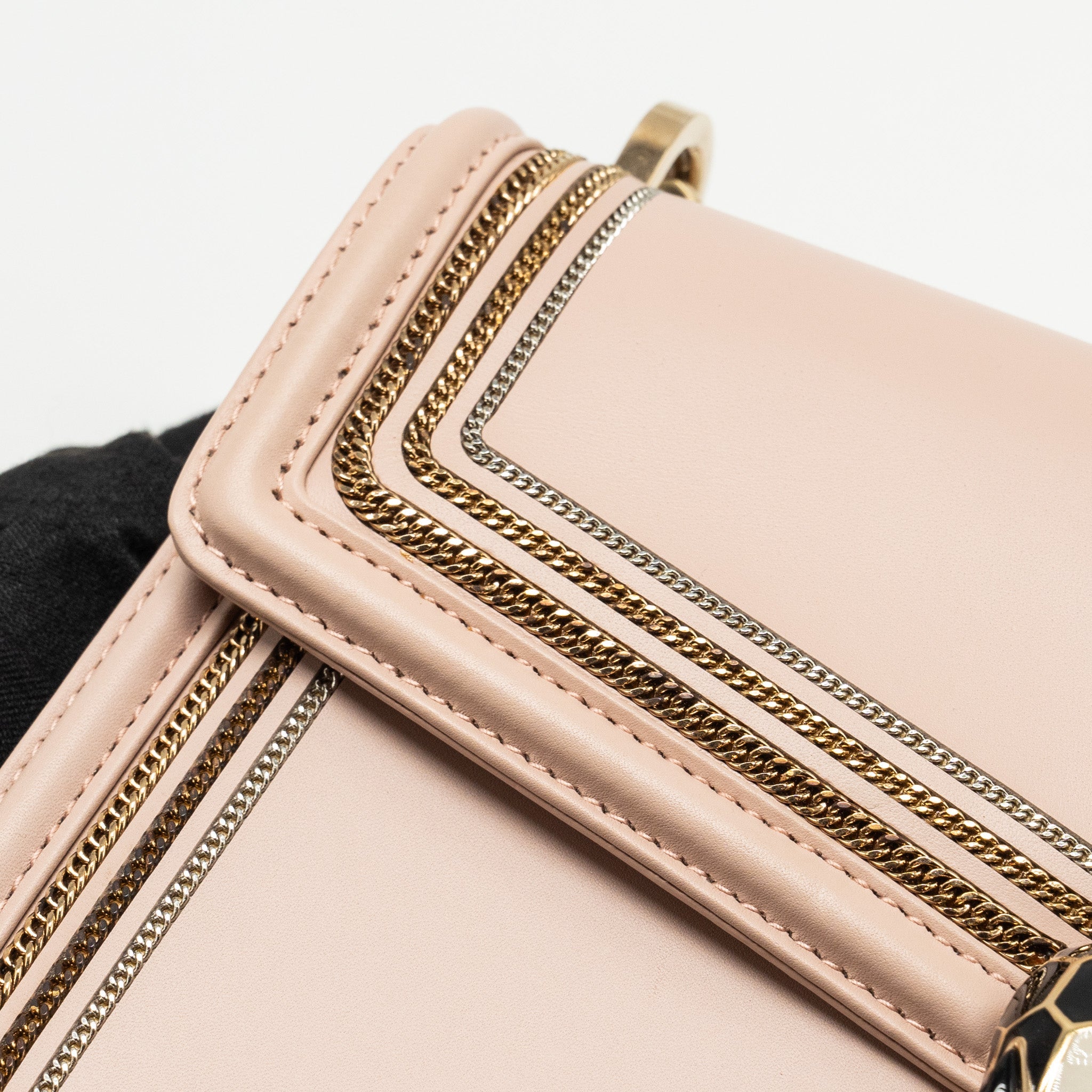 BVLGARI SERPENTI FOREVER SHOULDER BAG LIMITED EDITION PINK GHW