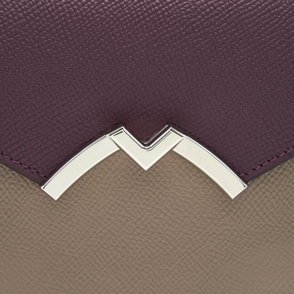MOYNAT GABRIELLE PM IN PURPLE AND BEIGE SHW