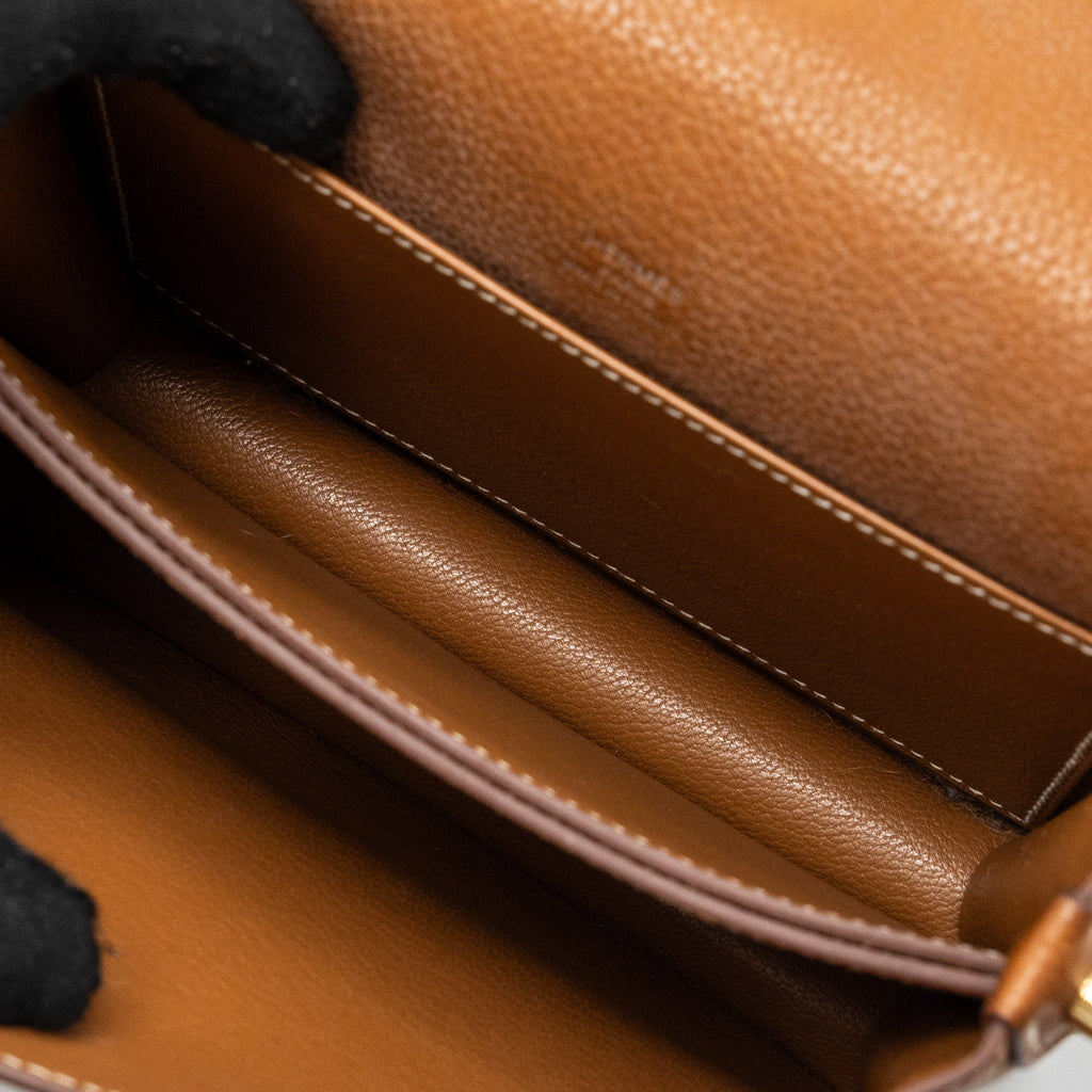 HERMES MINI ROULIS BARENIA FAUBOURG 34 FAUVE LGHW