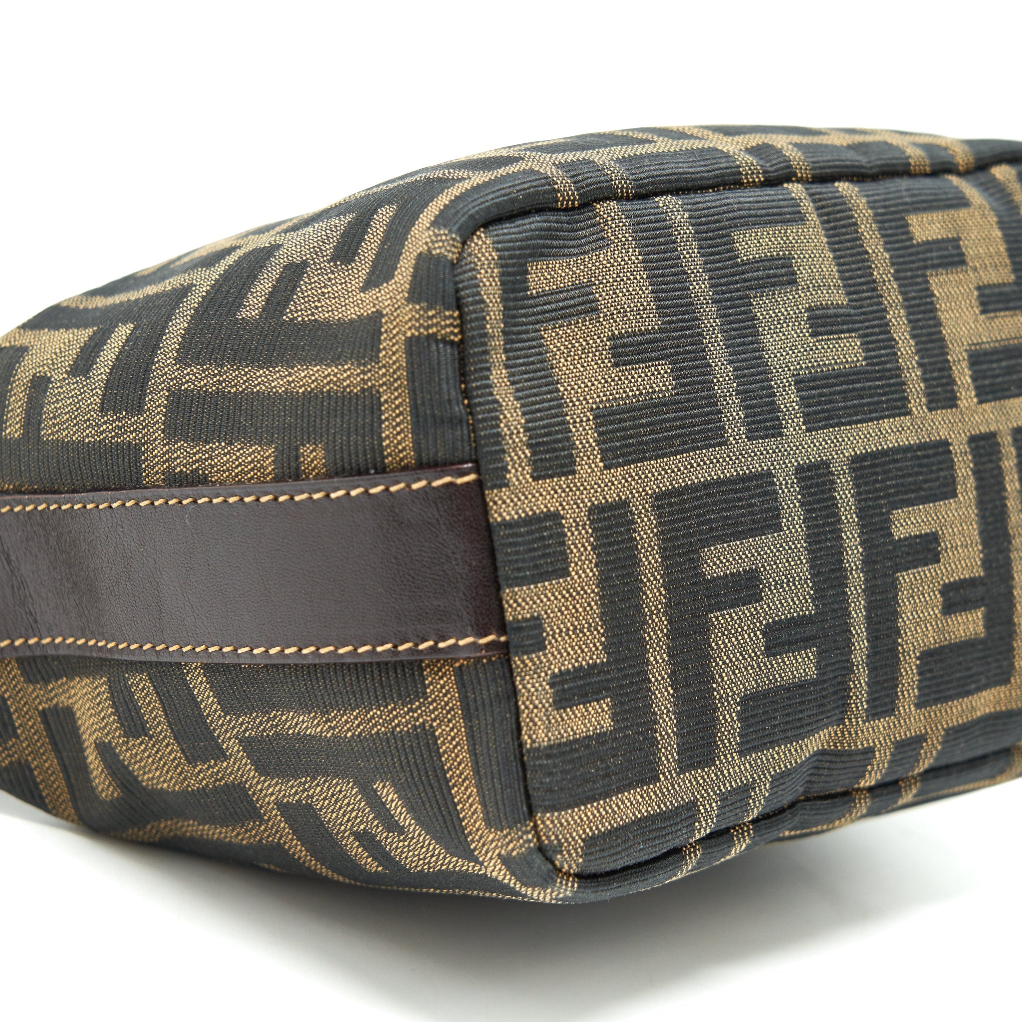 FENDI VINTAGE FF ZUCCA CANVAS MINI COSMETIC BAG