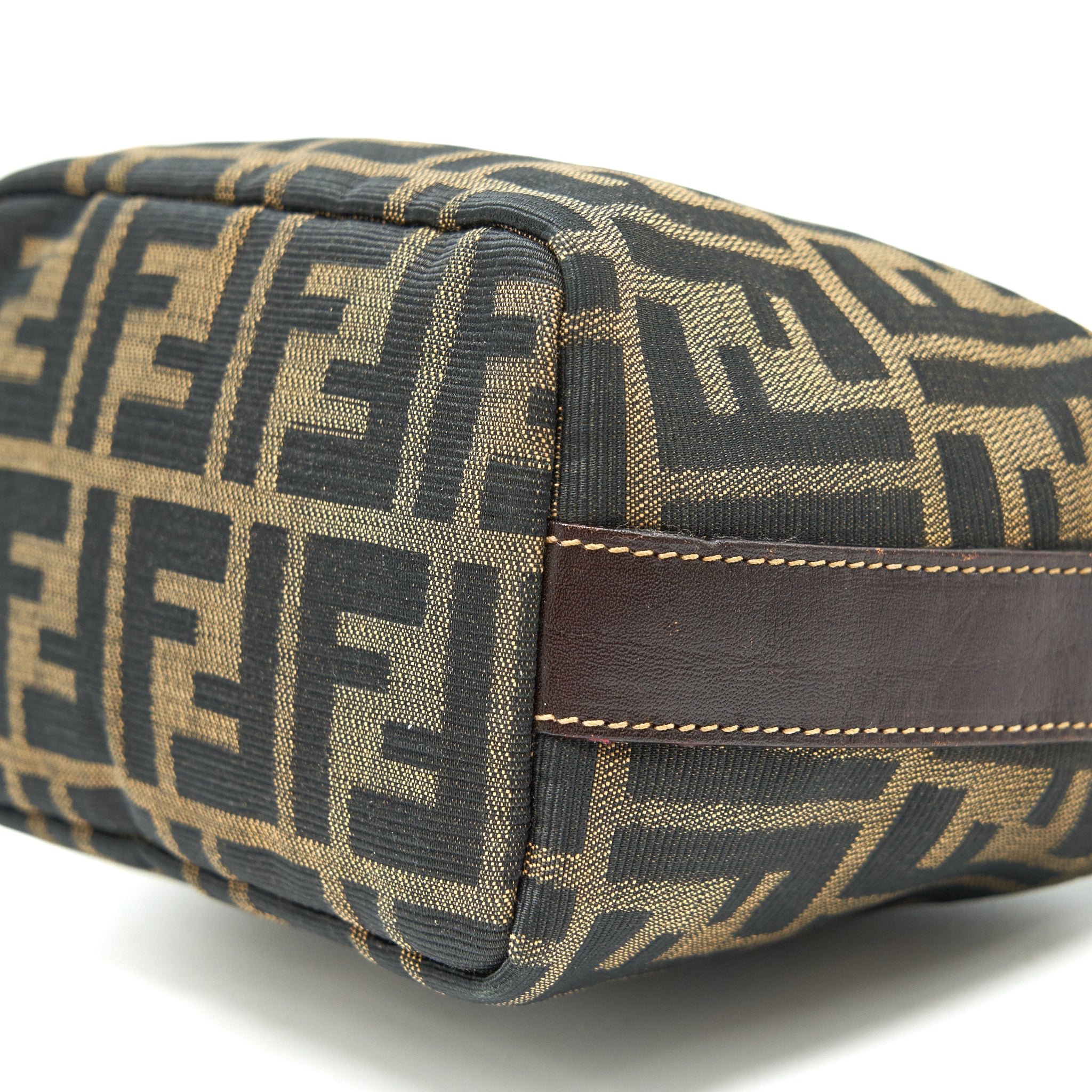 FENDI VINTAGE FF ZUCCA CANVAS MINI COSMETIC BAG