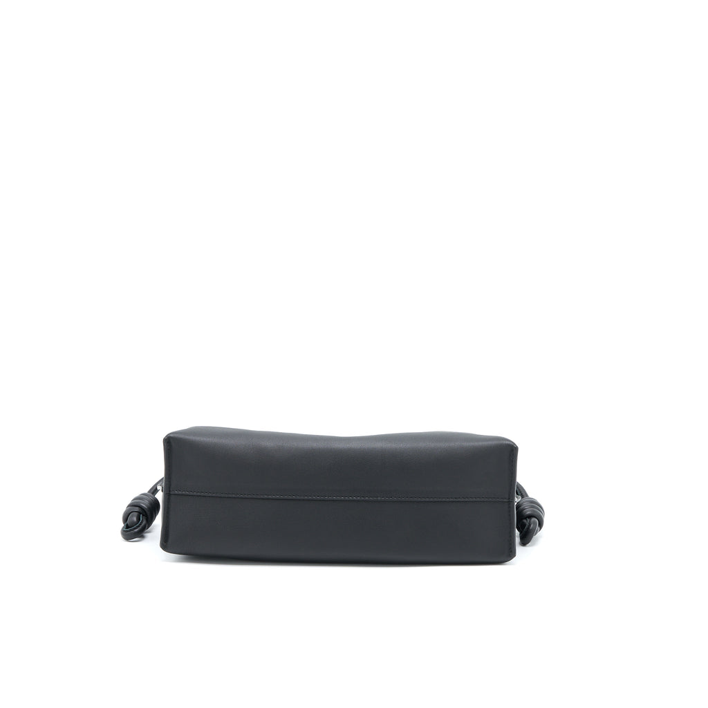 LOEWE FLAMENCO MEDIUM CLUTCH BAG BLACK NAPPA CALFSKIN GHW