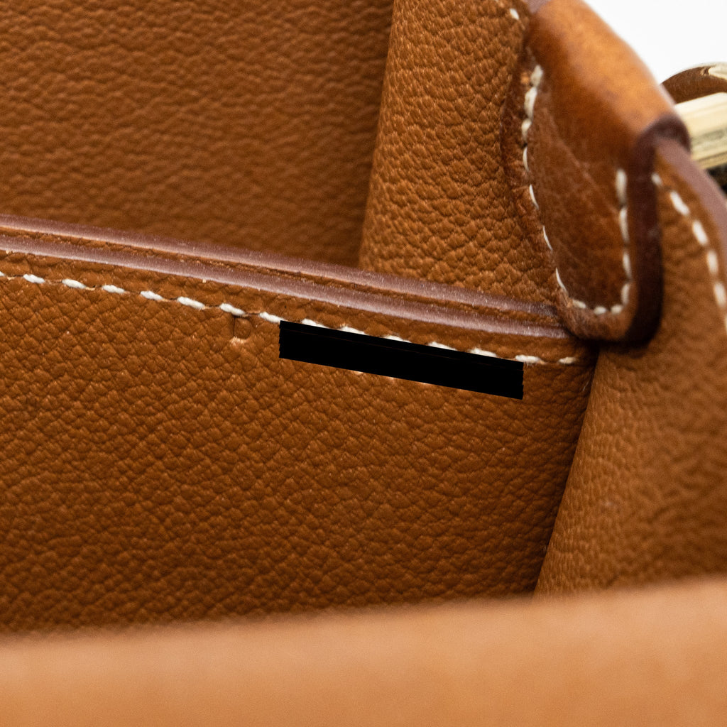 HERMES MINI ROULIS BARENIA FAUBOURG 34 FAUVE LGHW