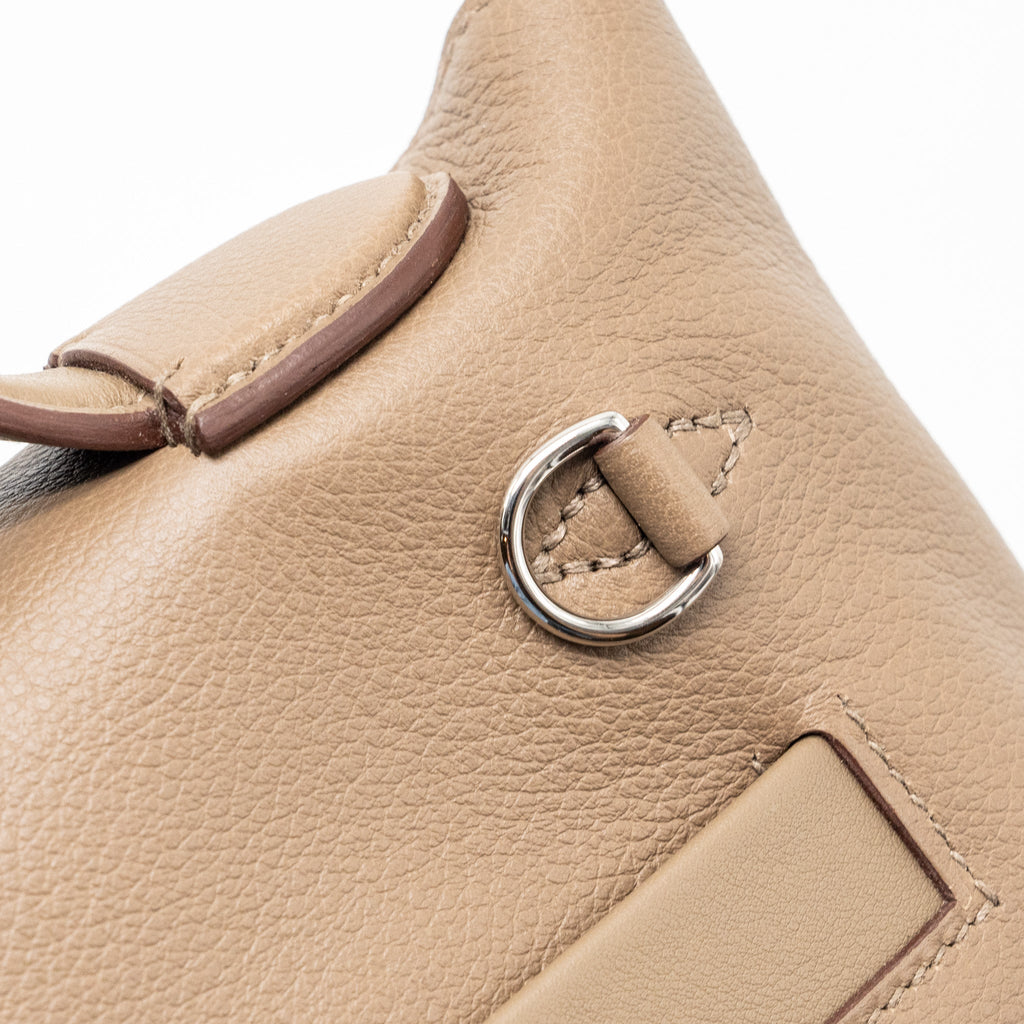 HERMES MINI 24/24 2424-21 BAG EVERCOLOR ETOUPE SHW