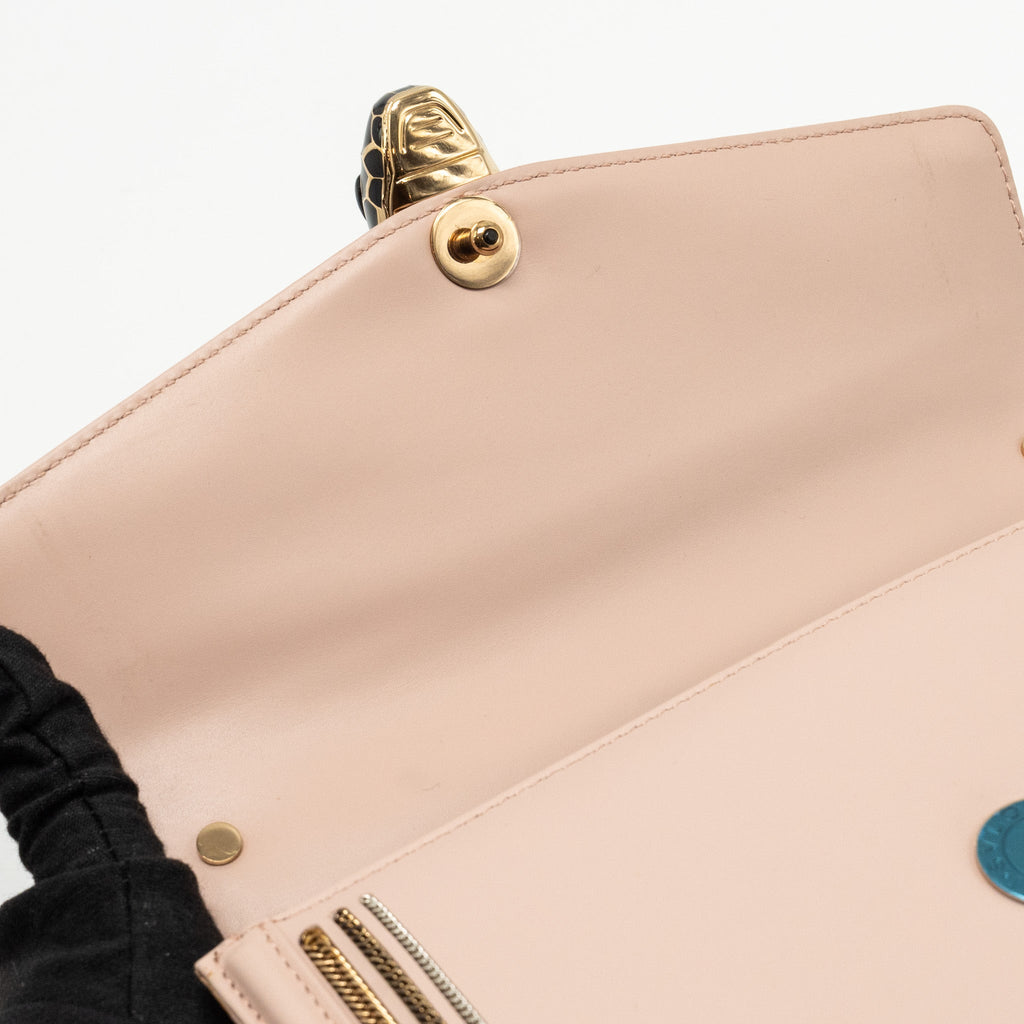 BVLGARI SERPENTI FOREVER SHOULDER BAG LIMITED EDITION PINK GHW