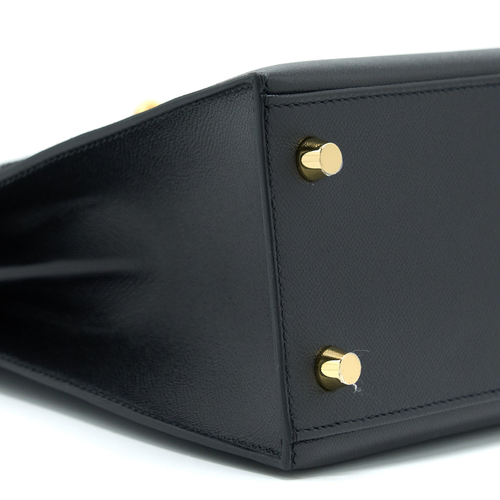 HERMES KELLY 25 SELLIER TOUCH MADAME / CROCODILE BLACK GHW
