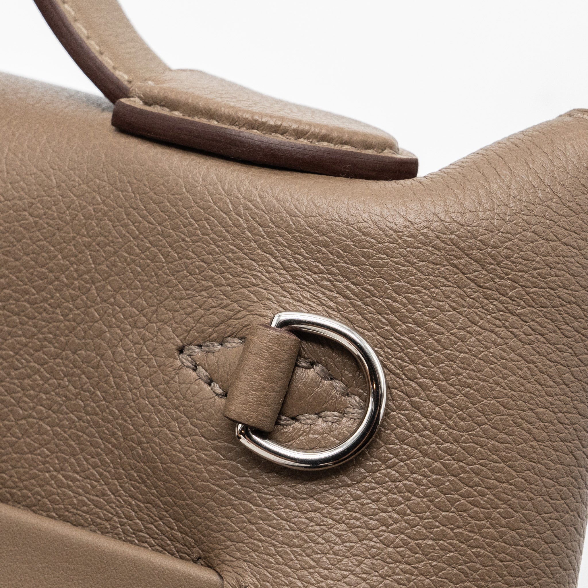 HERMES MINI 24/24 2424 -21 BAG EVERCOLOR/SWIFT ETOUPE SHW