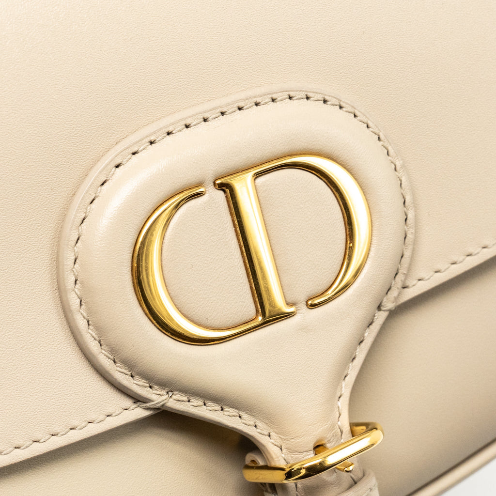 DIOR BOBBY EAST-WEST BAG CALFSKIN LIGHT BEIGE GHW