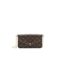 LOUIS VUITTON FELICIE POCHETTE (ZIPPED POCKET LOST)