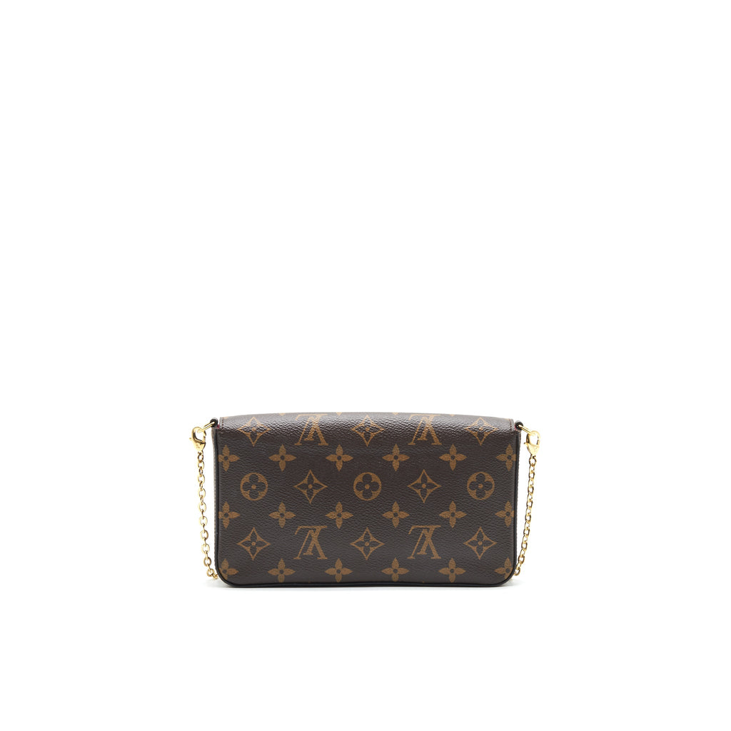 LOUIS VUITTON FELICIE POCHETTE (ZIPPED POCKET LOST)