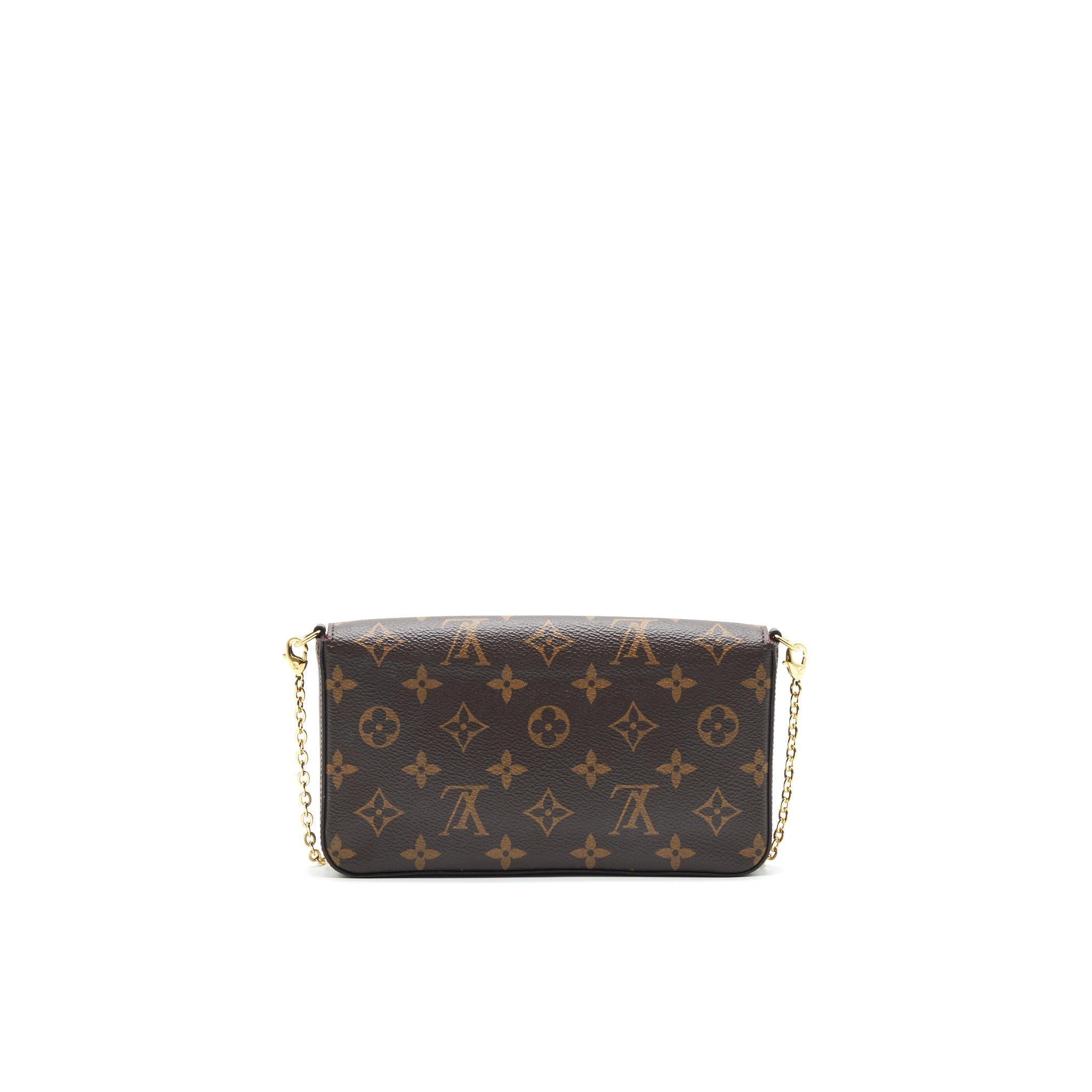 LOUIS VUITTON FELICIE POCHETTE (ZIPPED POCKET LOST)