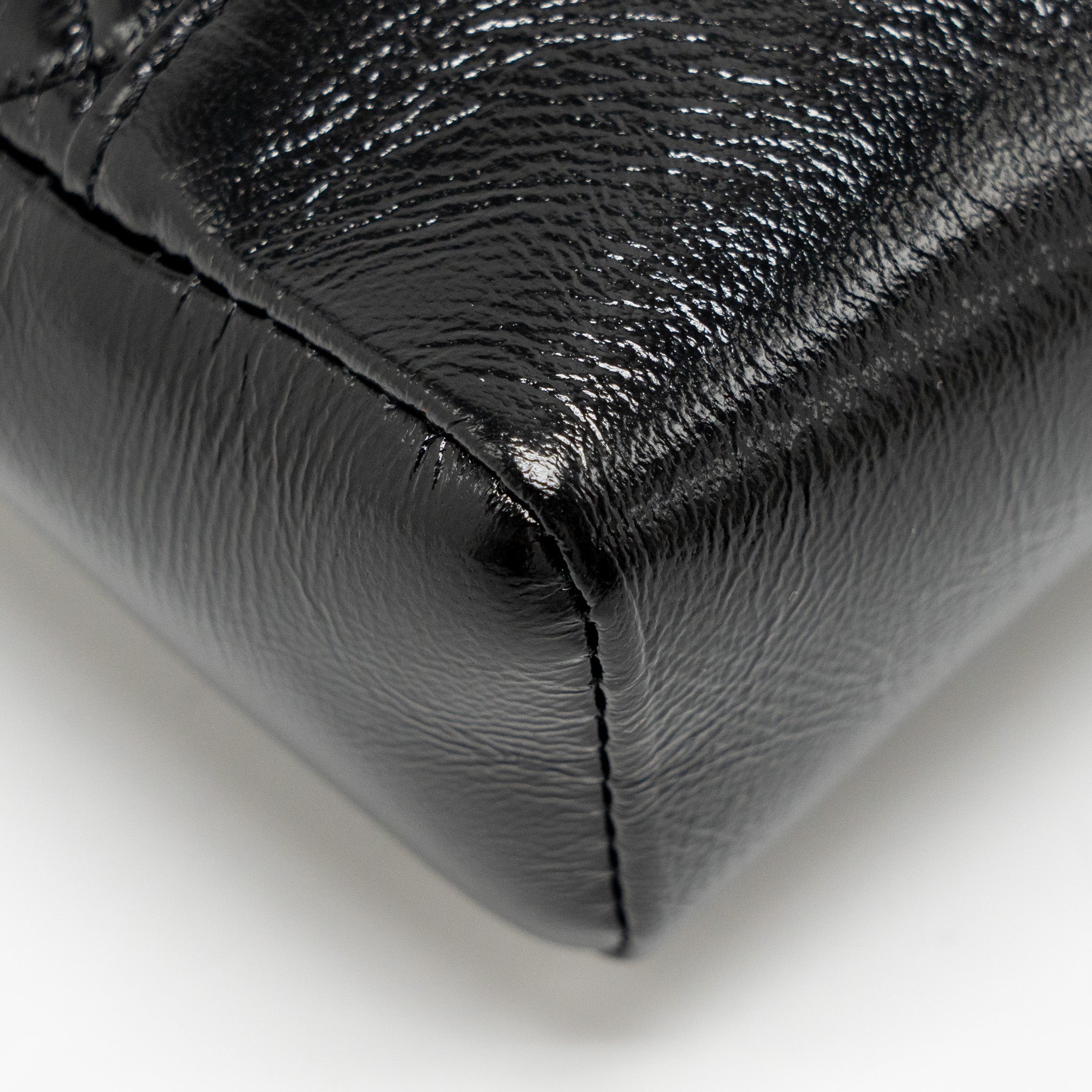 CHANEL MINI 31 BAG SHINY LAMBSKIN BLACK LGHW (MICROCHIP)