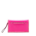 VALENTINO ROCKSTUD CLUTCH PINK GHW