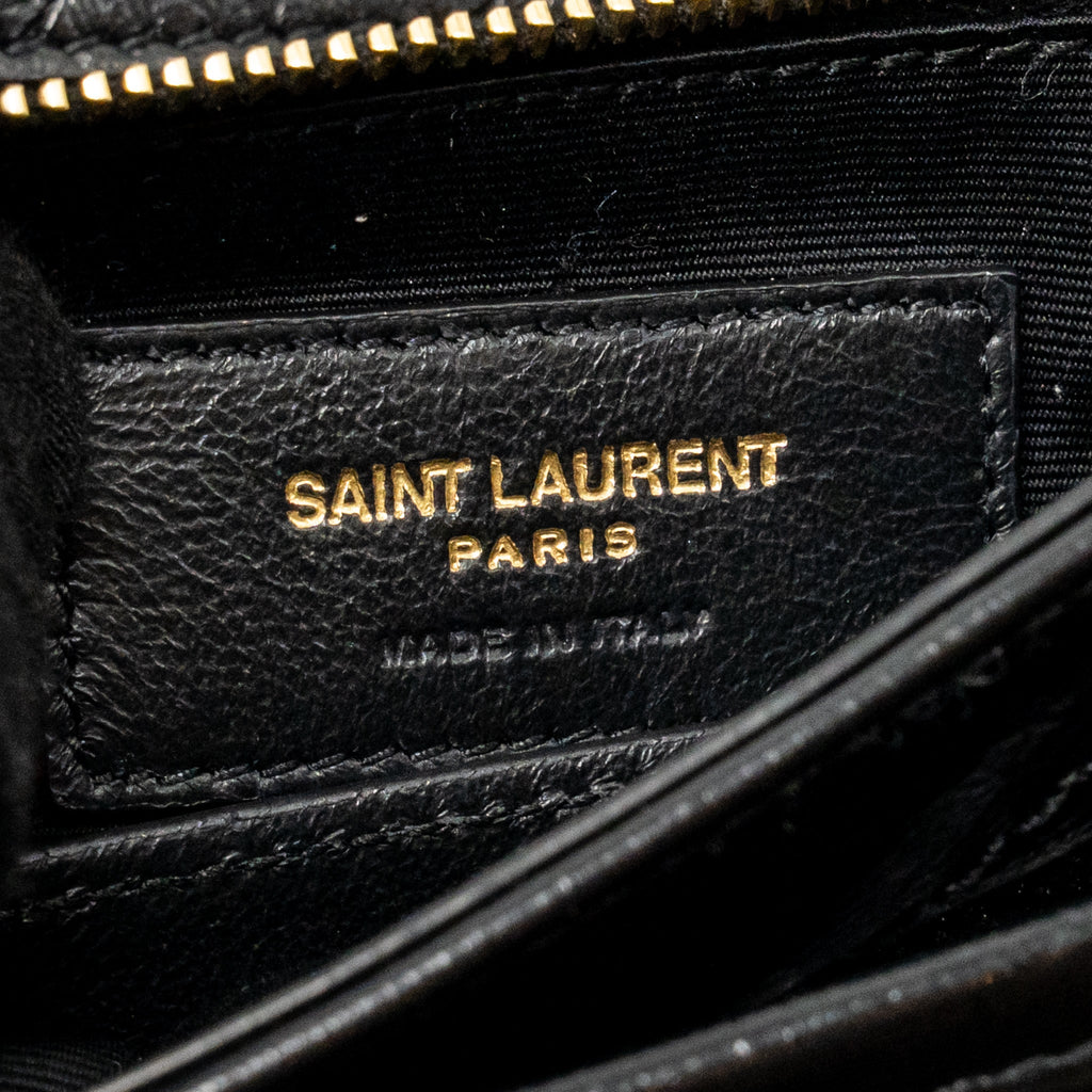 SAINT LAURENT/YSL MEDIUM NIKI CHAIN BAG VINTAGE CALFSKIN BLACK GHW