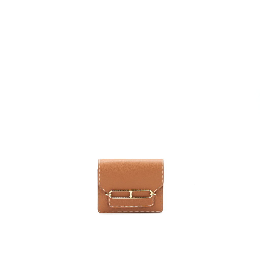 HERMES ROULIS SLIM EVERCOLOR GOLD WITH GHW