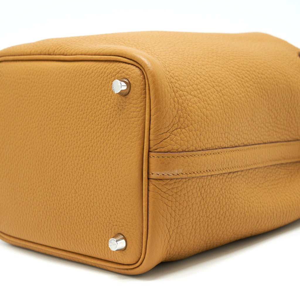 HERMES PICOTIN 18 LOCK BAG SESAME/LIME SHW