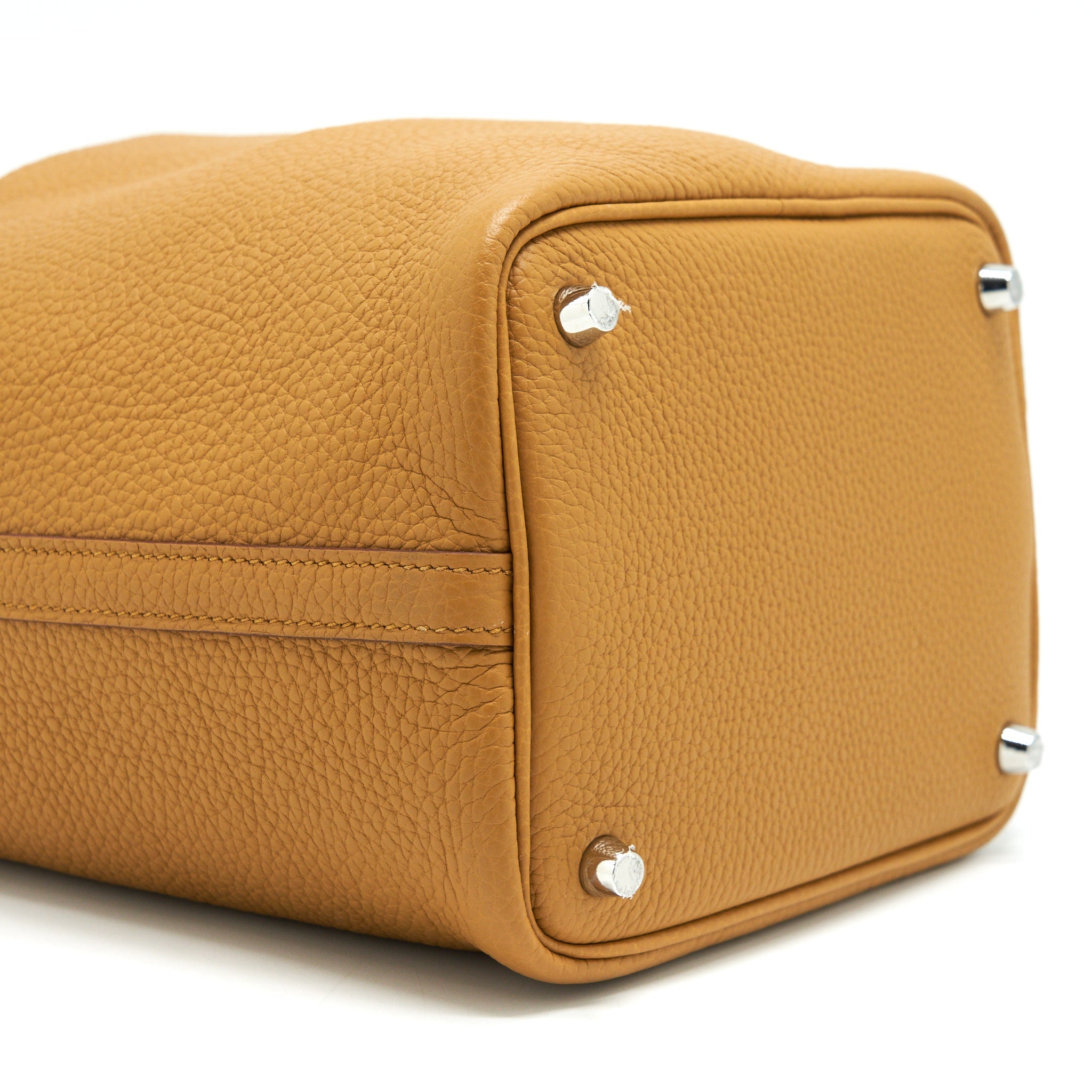 HERMES PICOTIN 18 LOCK BAG SESAME/LIME SHW