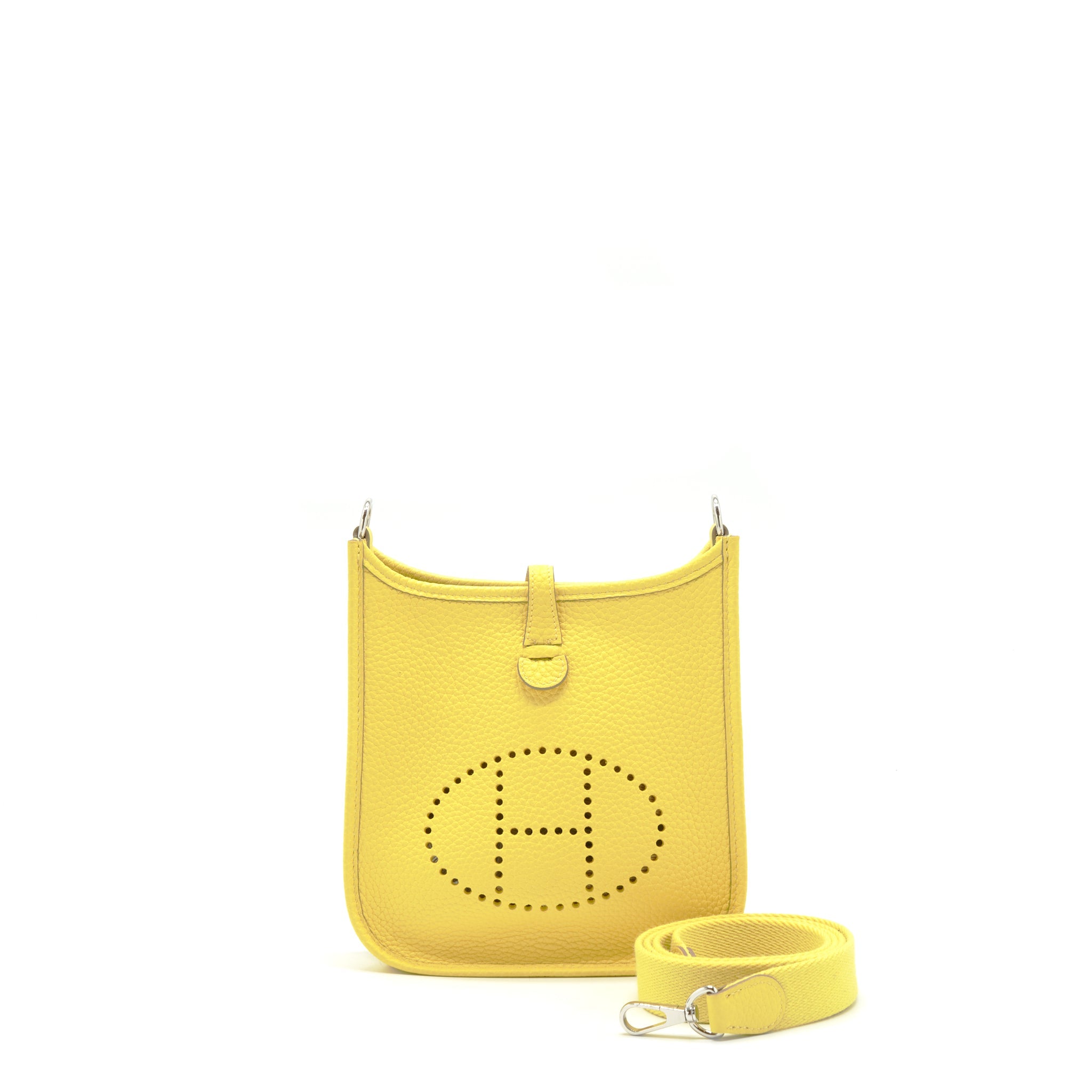 HERMES MINI EVELYNE CLEMENCE LIME/LIME SHW