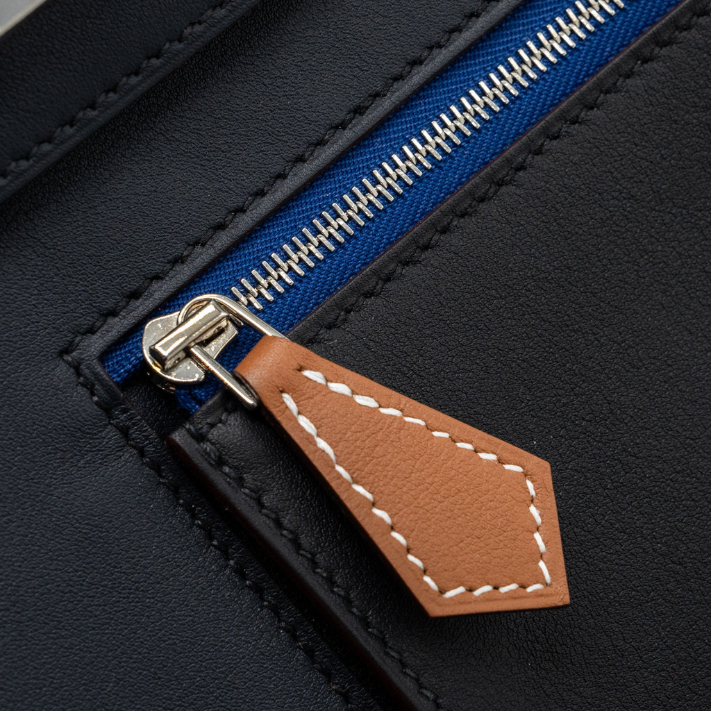 HERMES KELLY COLORMATIC SWIFT BLUE NUIT/CHAI/ETOUPE/GOLD/BLACK SHW